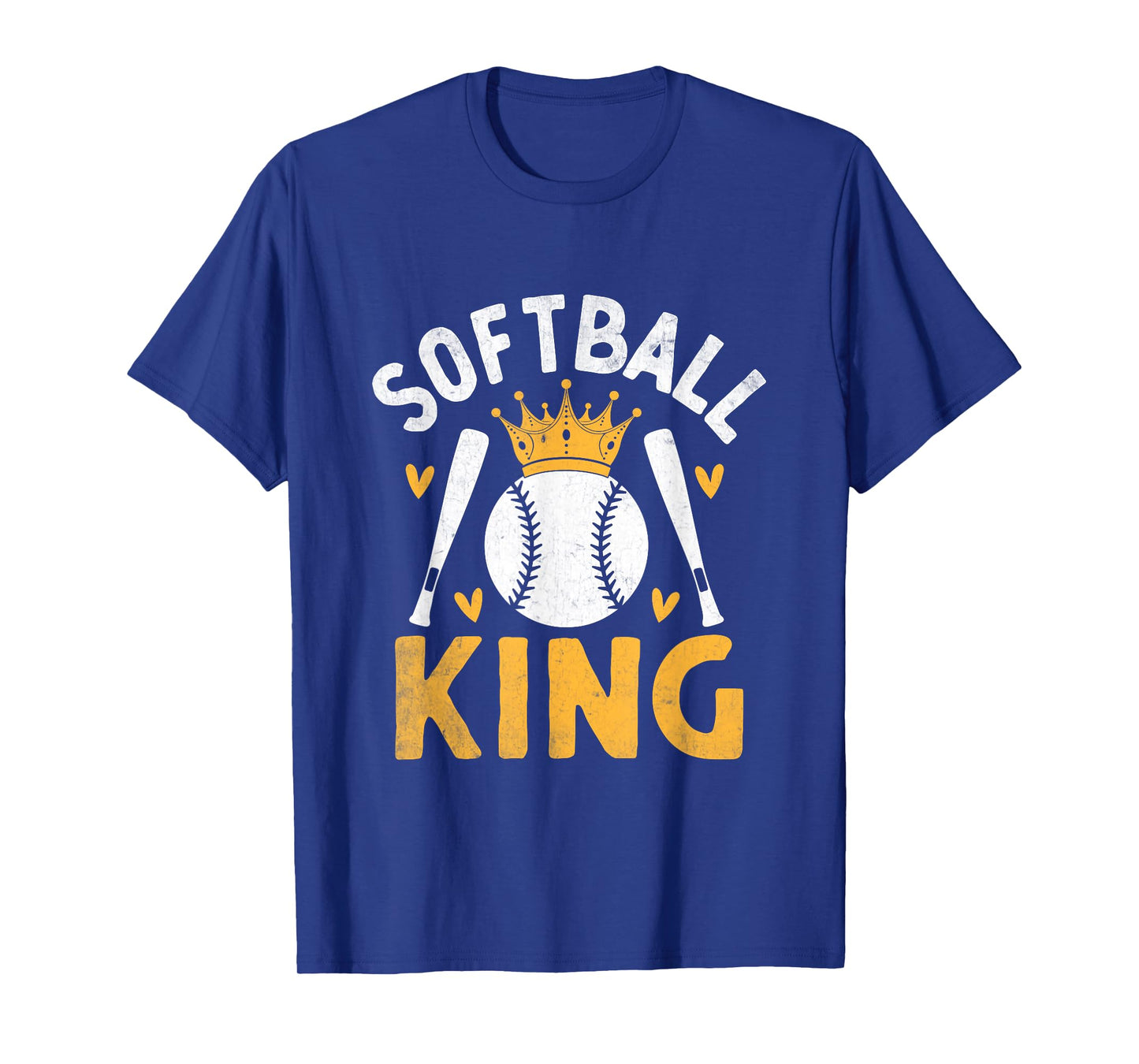 Softball King Catcher Pitcher Softballer T-Shirt