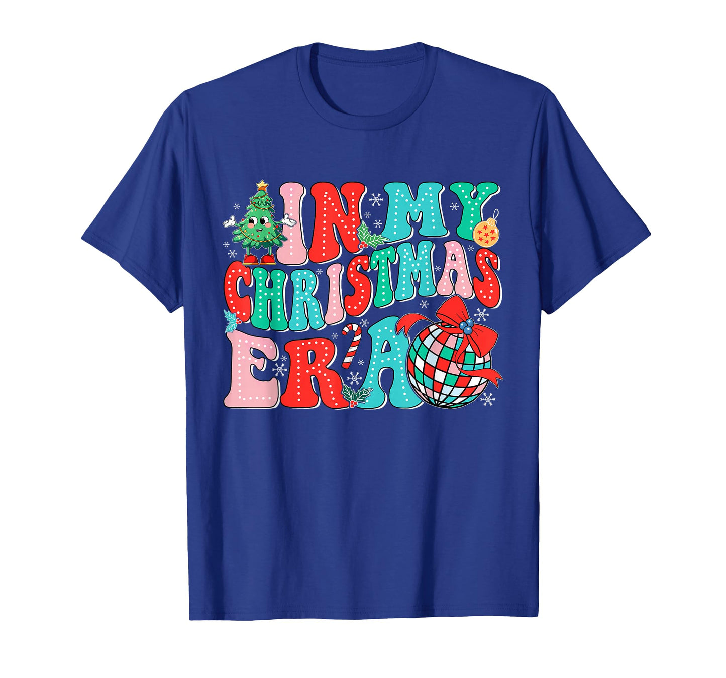In My Christmas Era Vintage Groovy Christmas Holiday Xmas T-Shirt