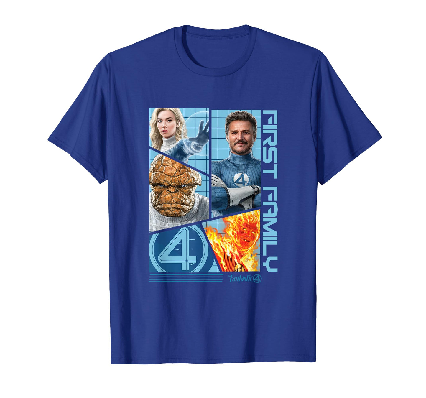 Marvel The Fantastic Four: First Steps First Family Panels T-Shirt