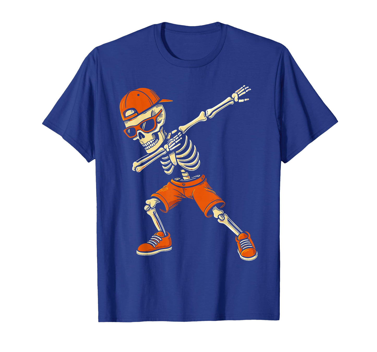 Funny Dabbing Skeleton Halloween Boys Costume T-Shirt