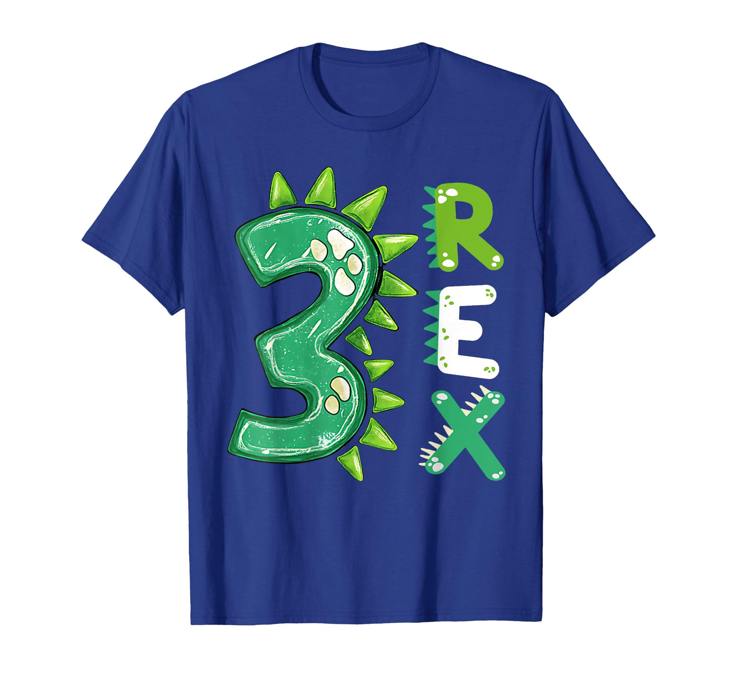 Three Rex 3rd Birthday Shirt Third Dinosaur 3 Year Old T-Shirt