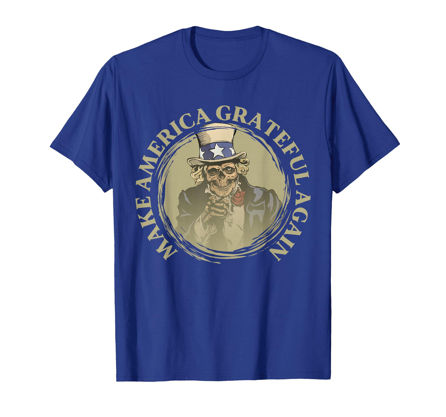 Vintage Design Uncle Sam Retro Make America Grateful Again T-Shirt