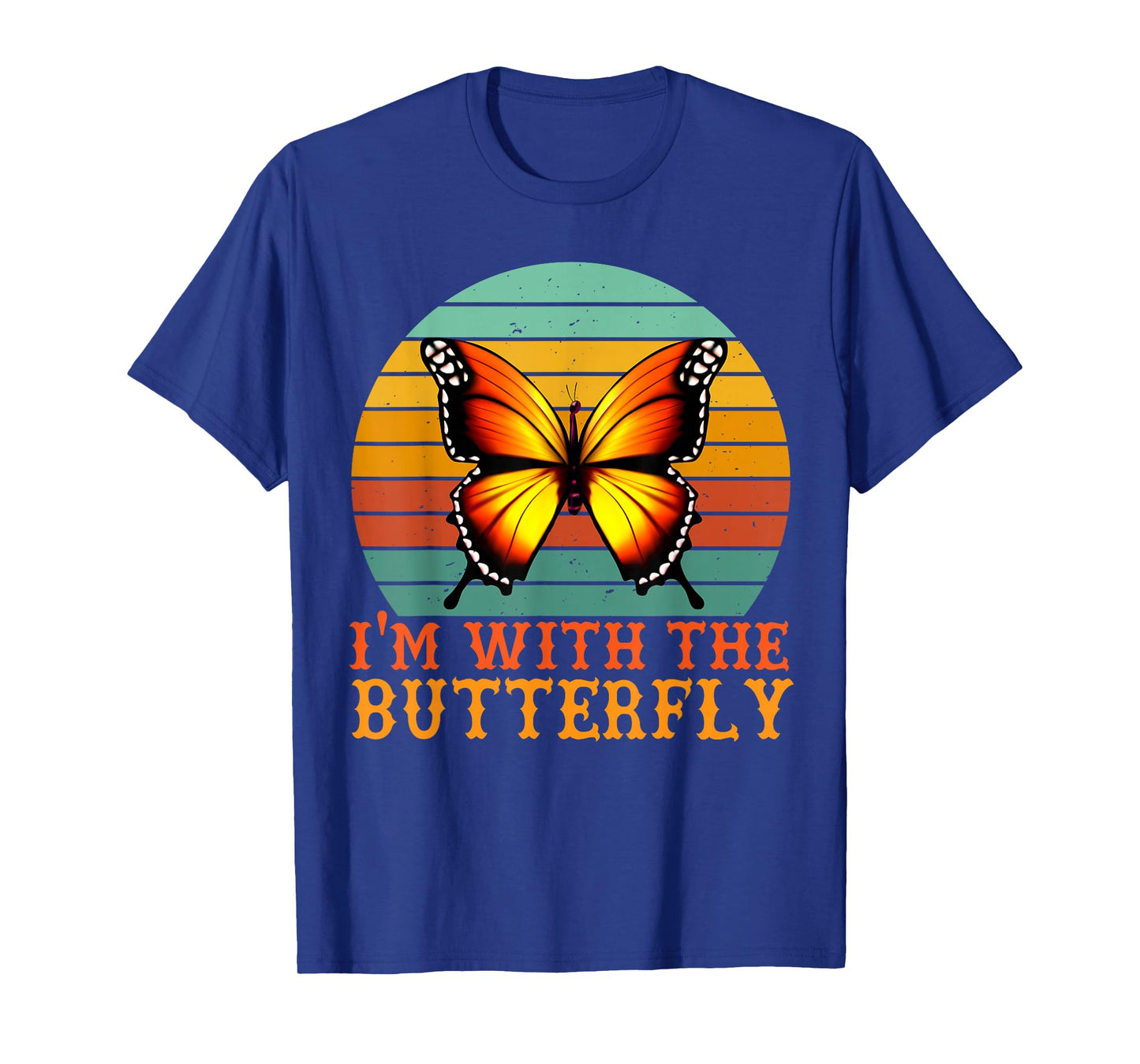 I'm with Butterfly Halloween Costume Couples Matching T-Shirt