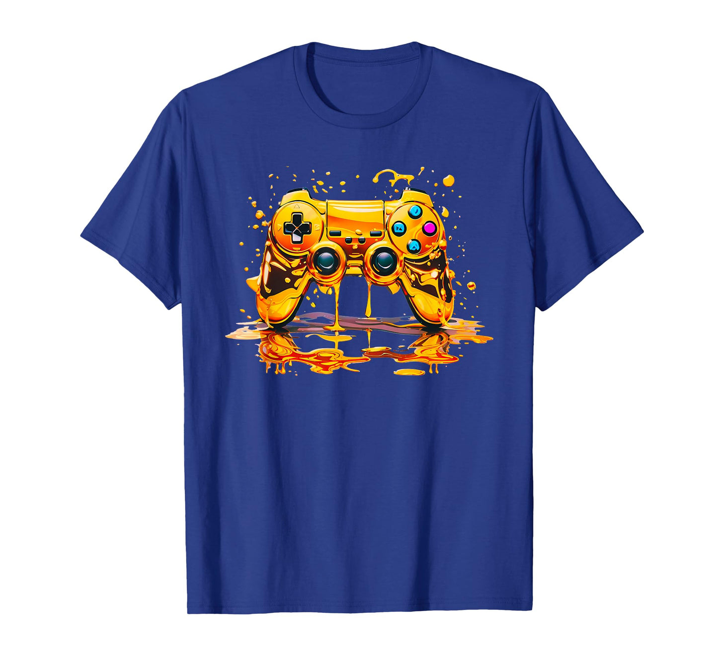 Gold Drip Video Game Controller Respect The Drip Gamer Gifts T-Shirt