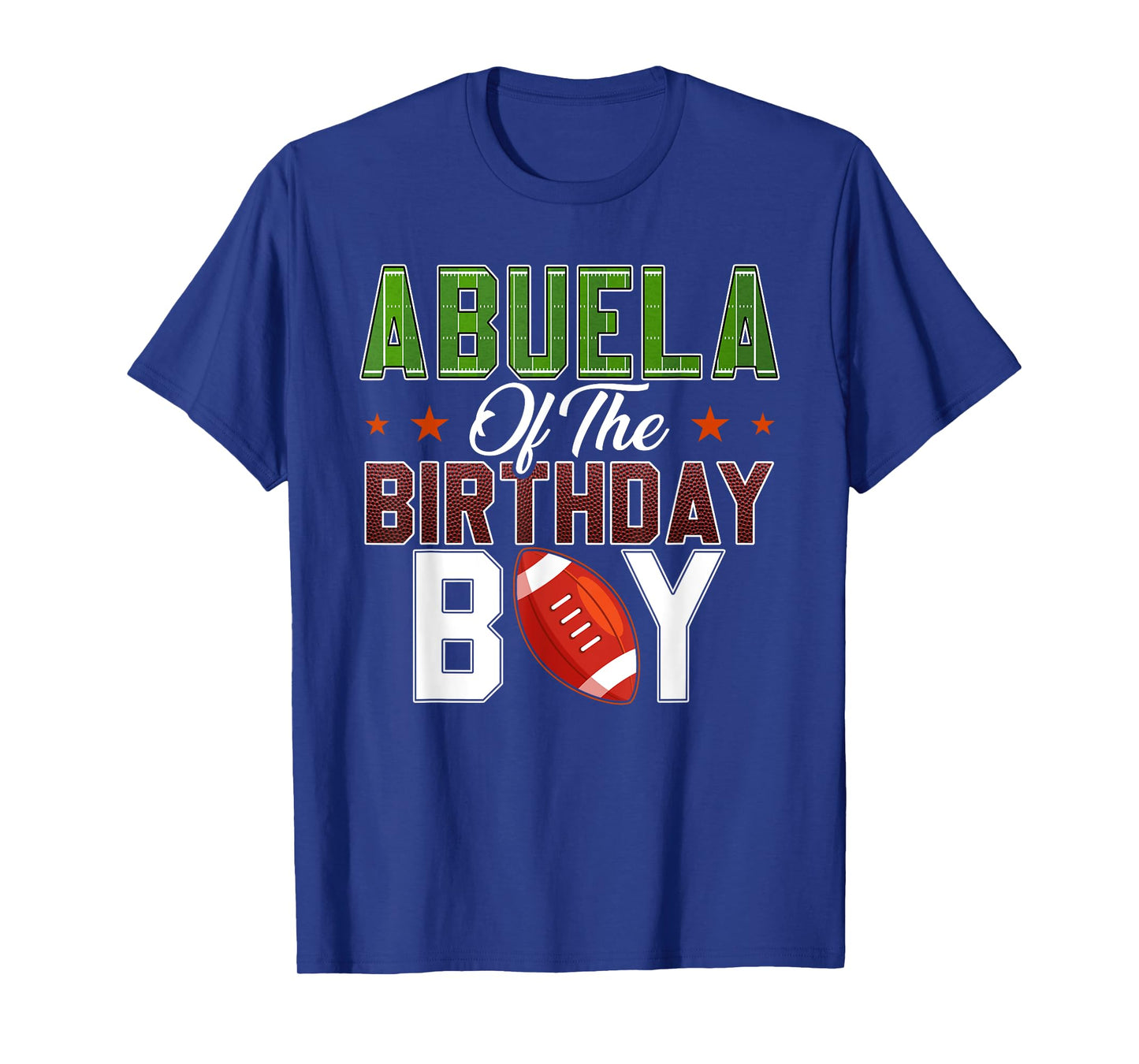 Abuela of The Birthday Boy Football Party Family Matching T-Shirt