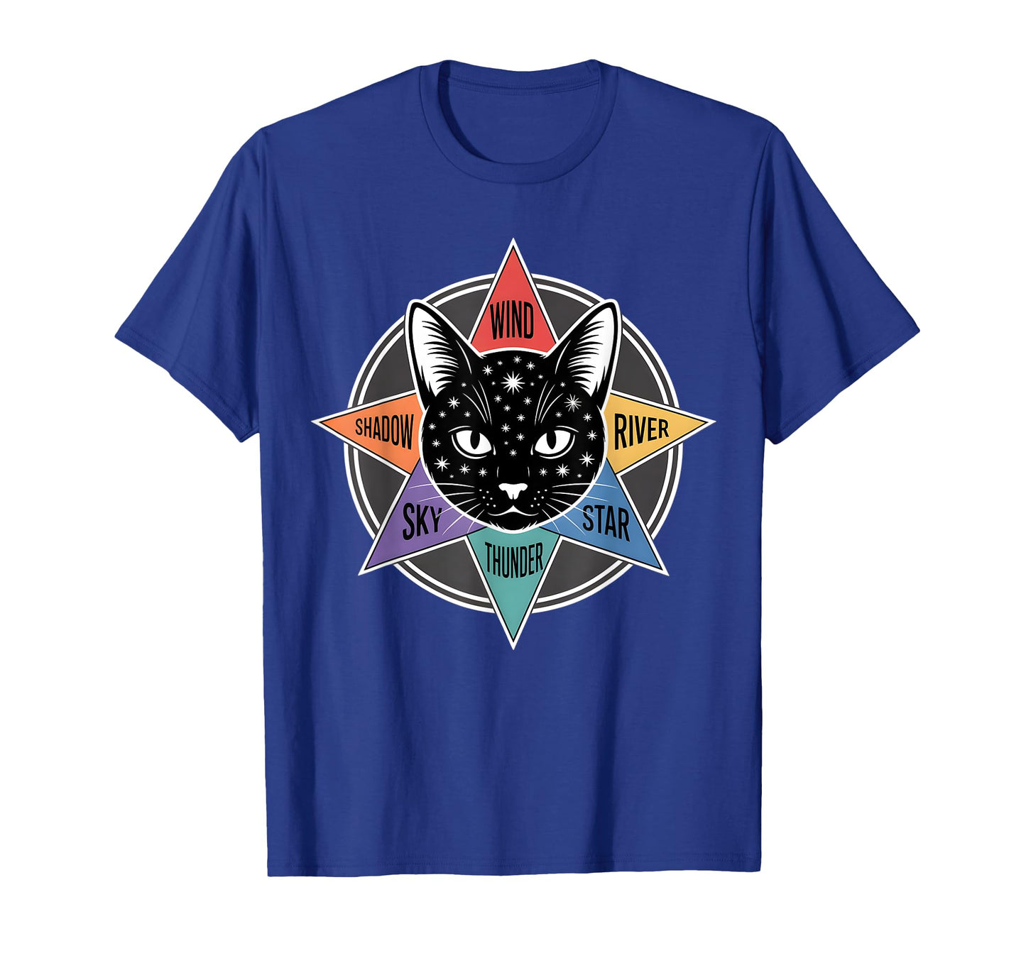 Wind Shadow River Star Thunder Sky Cat Feline Warriors T-Shirt
