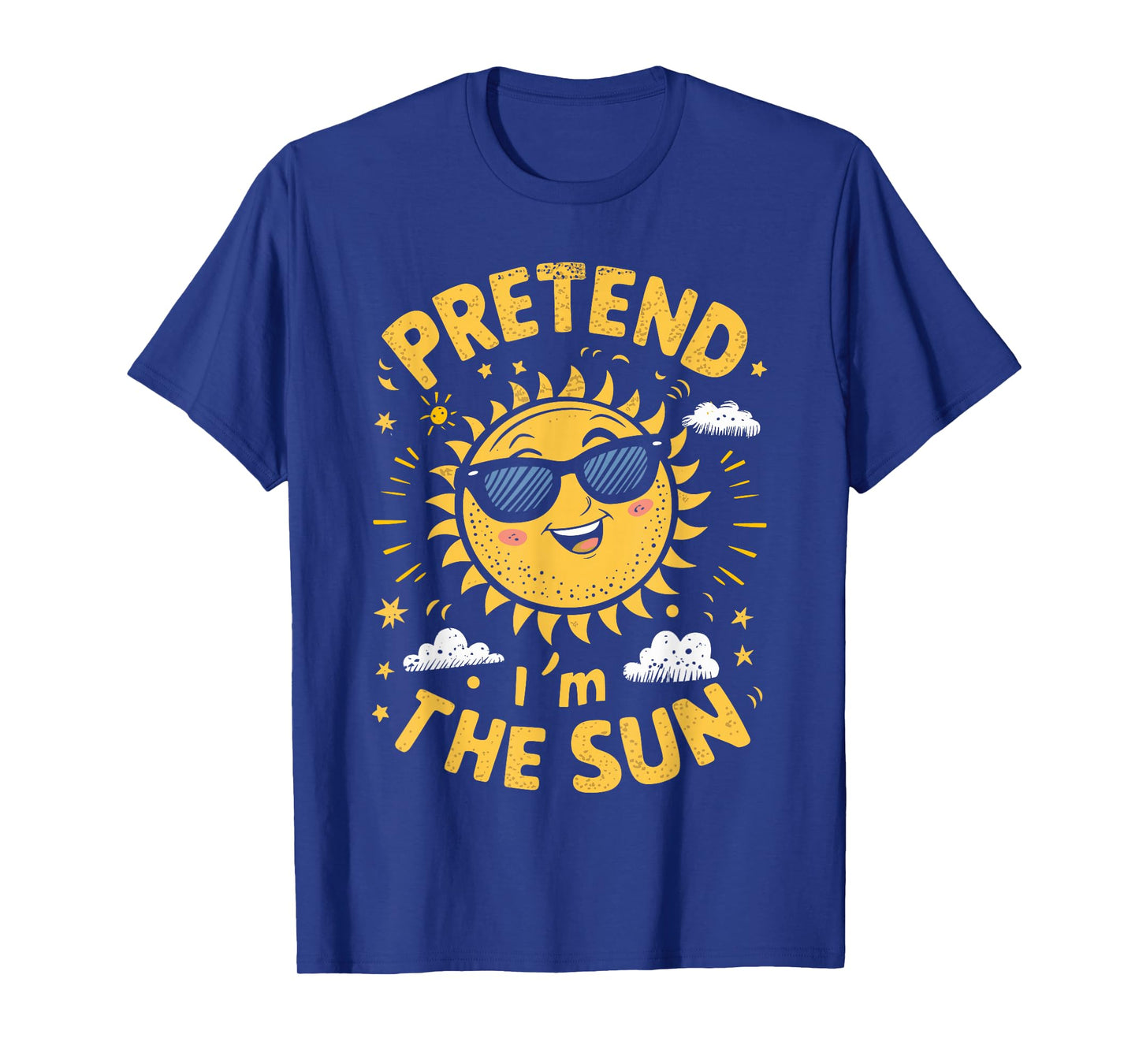 Pretend I'm The Sun Funny Lazy Halloween Matching Costume T-Shirt