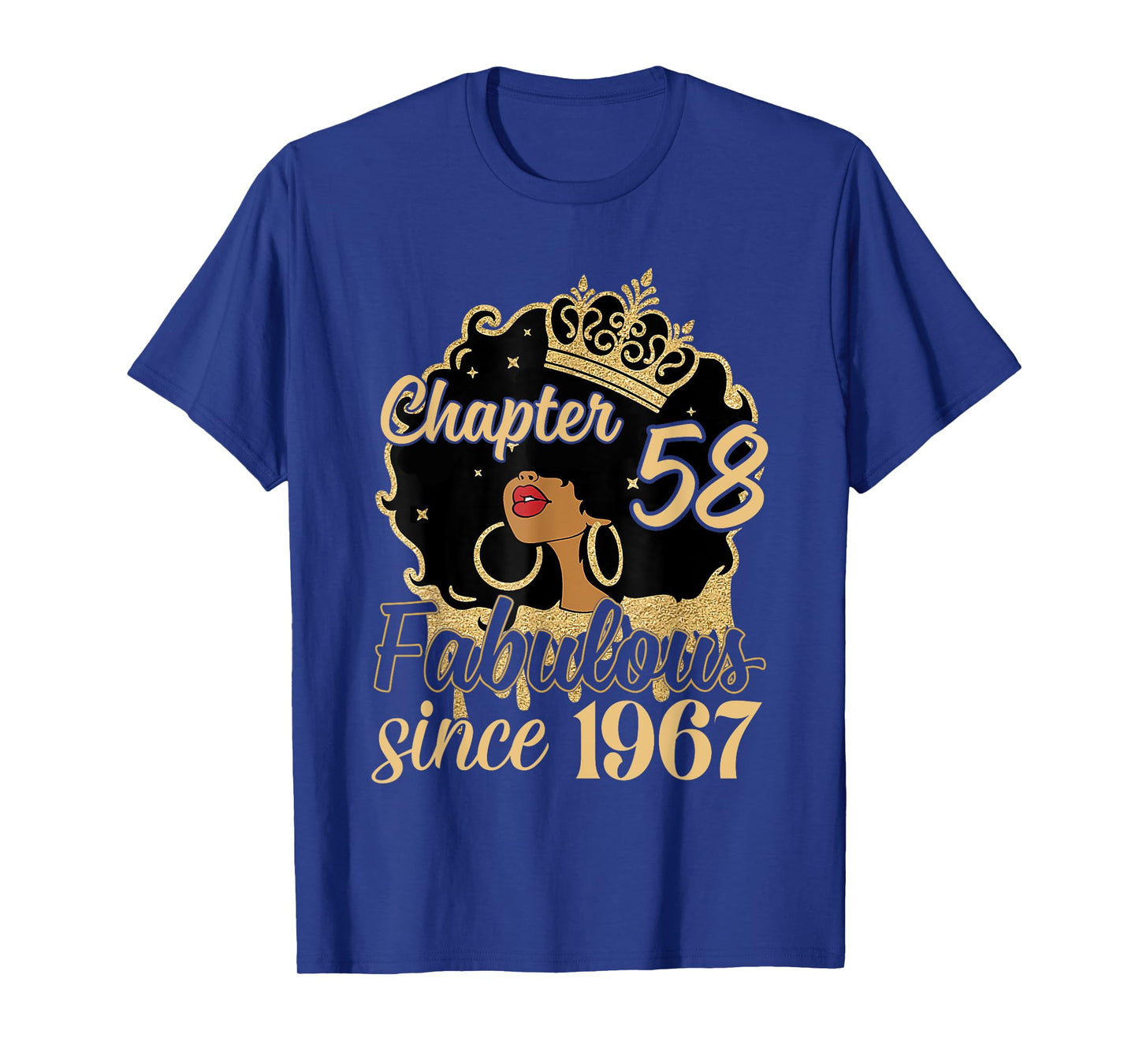 Chapter 58 Fabulous Since 1967 58th Birthday for Girls Women T-Shirt