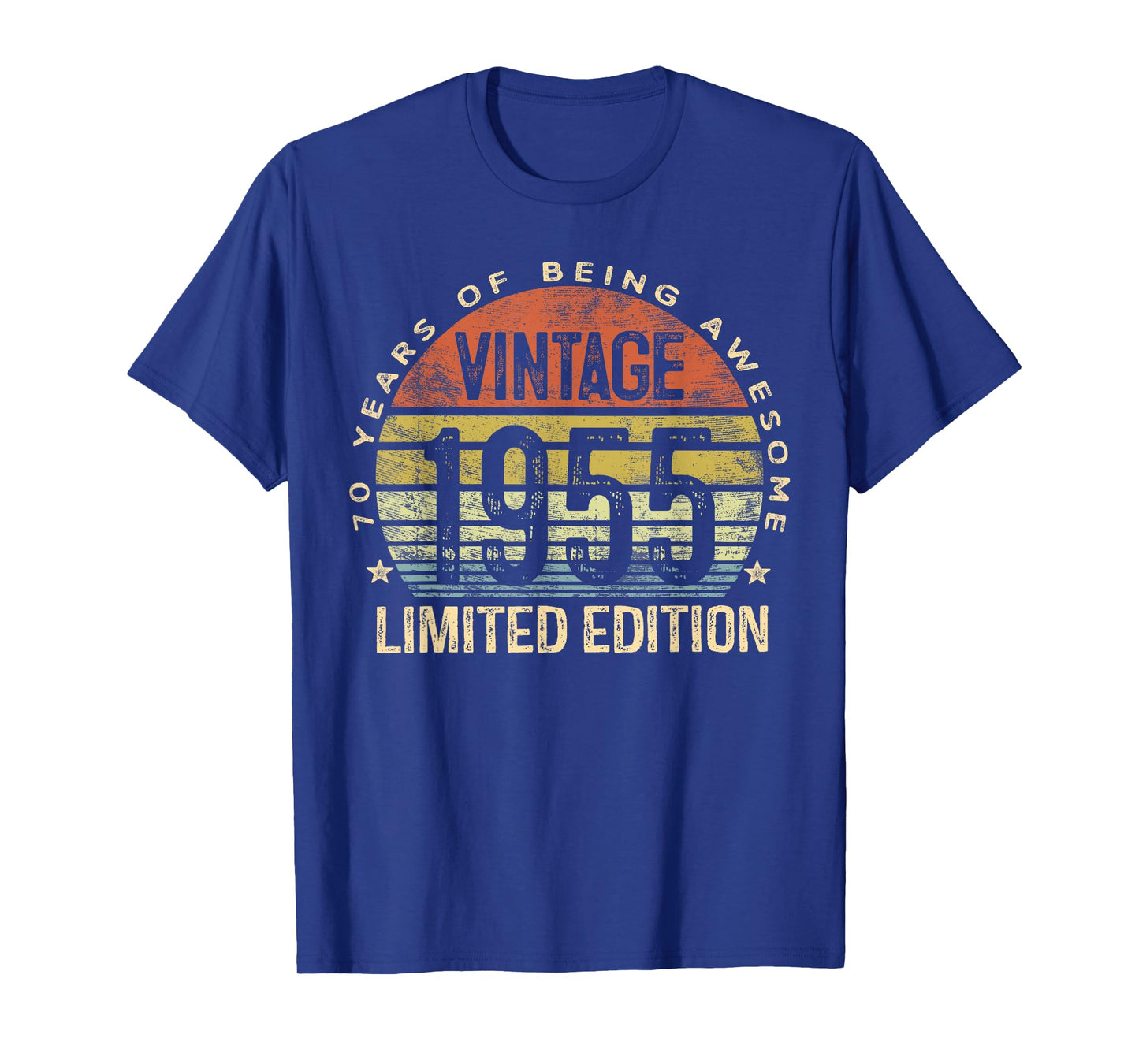 Vintage 1955 Limited Edition 70-Year-Old Gifts 70th Birthday T-Shirt