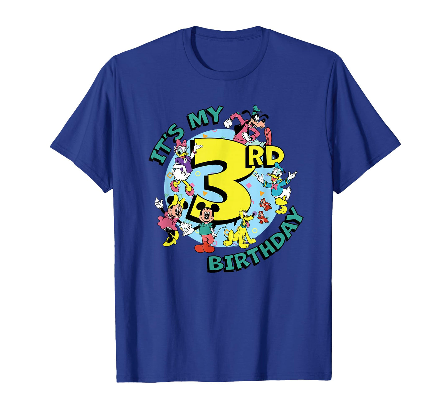 Disney Mickey and Friends It's My Third 3rd Birthday T-Shirt
