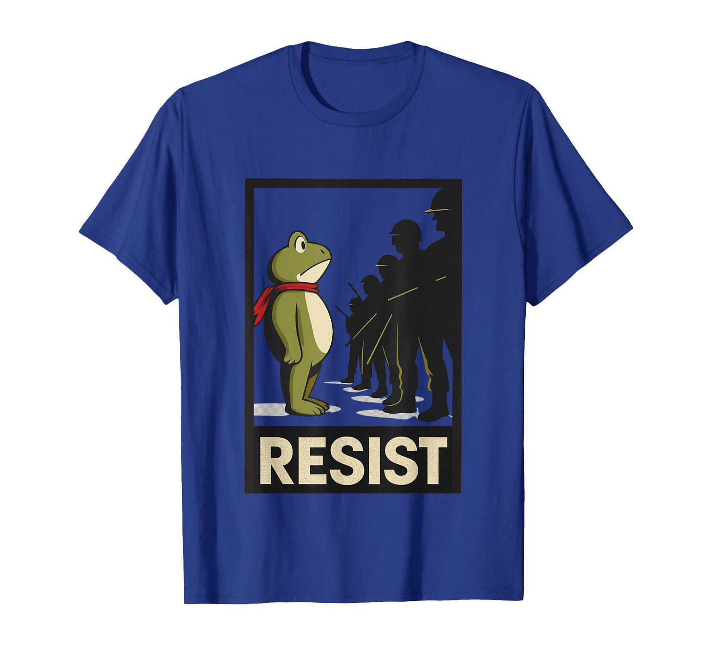 Funny Vintage Portland Frog Protest for Men and Women T-Shirt