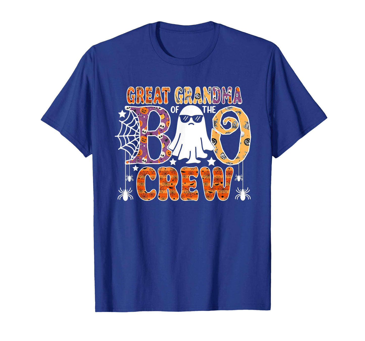 Great Grandma Of The Boo Crew Halloween Family Matching T-Shirt