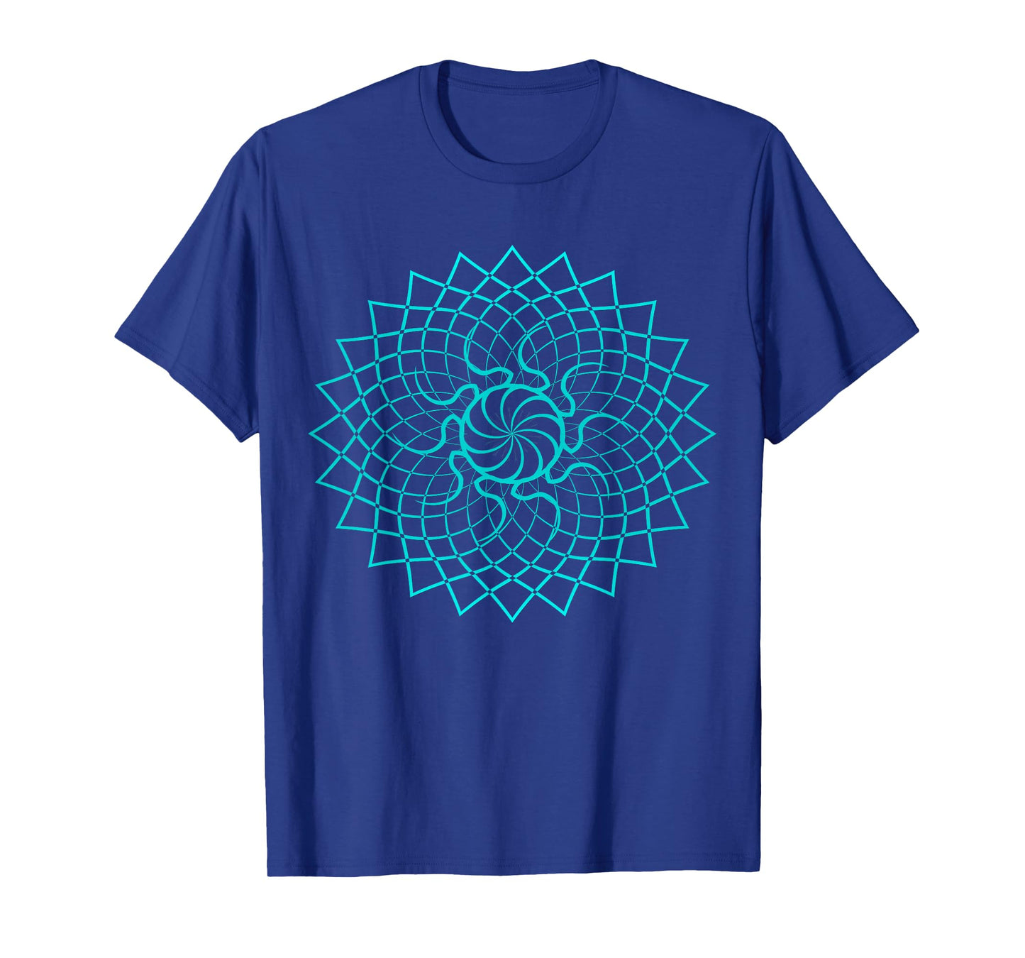 Mandala Geometry Sacred Fractal Art Yoga Mantra Good Vibe T-Shirt