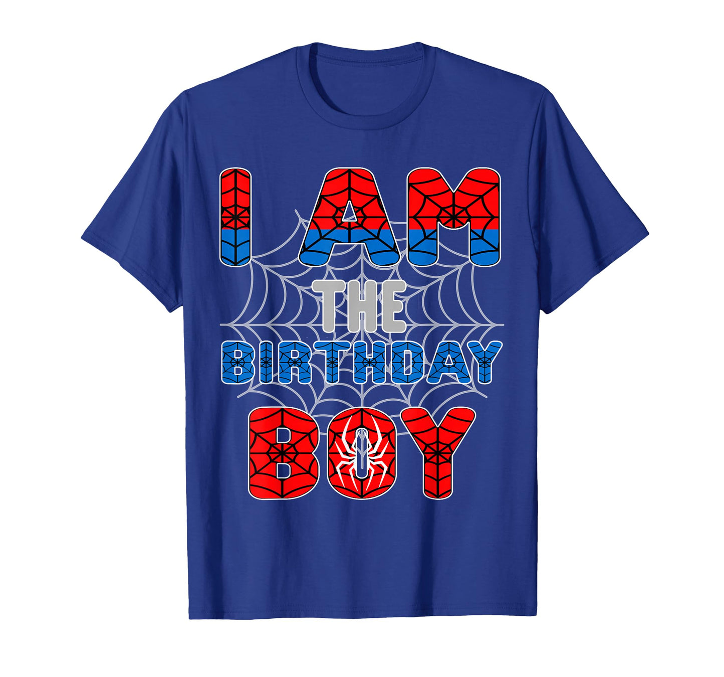 Spider Web Birthday Party I'm The Birthday Boy T-Shirt
