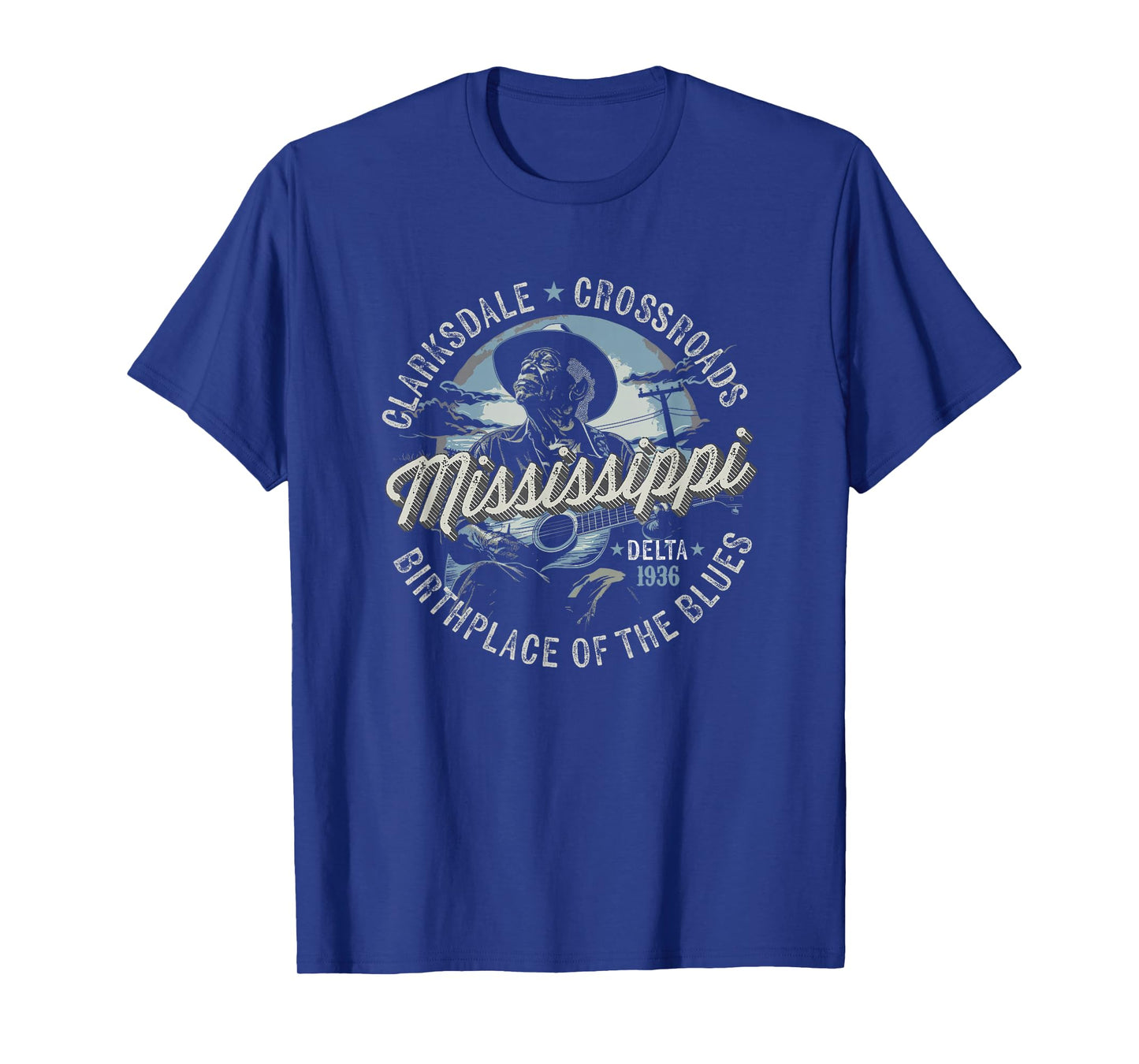 Clarksdale Mississippi - Birthplace of the Blues T-Shirt T-Shirt