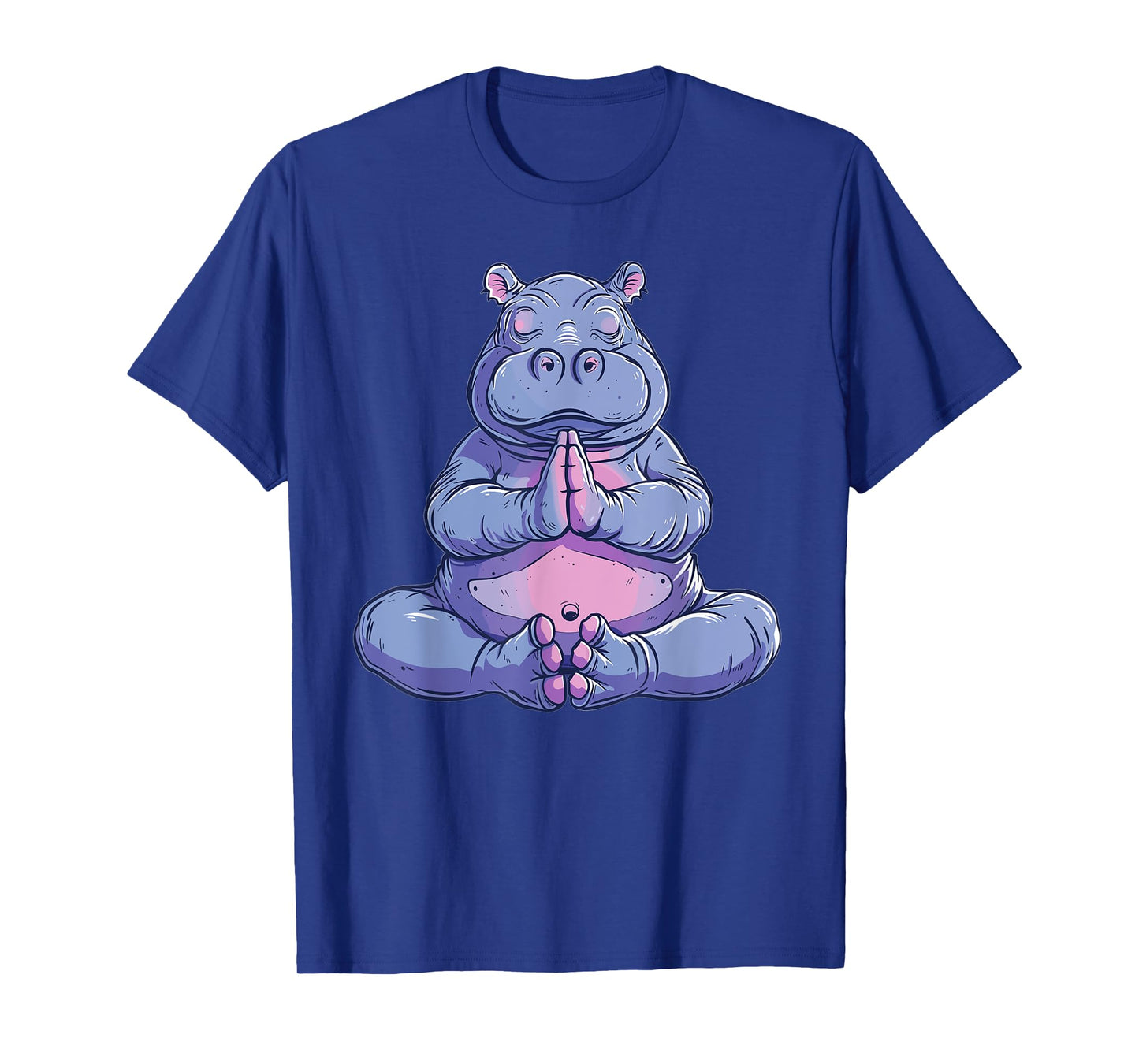 Cute Hippo Yoga T-Shirt