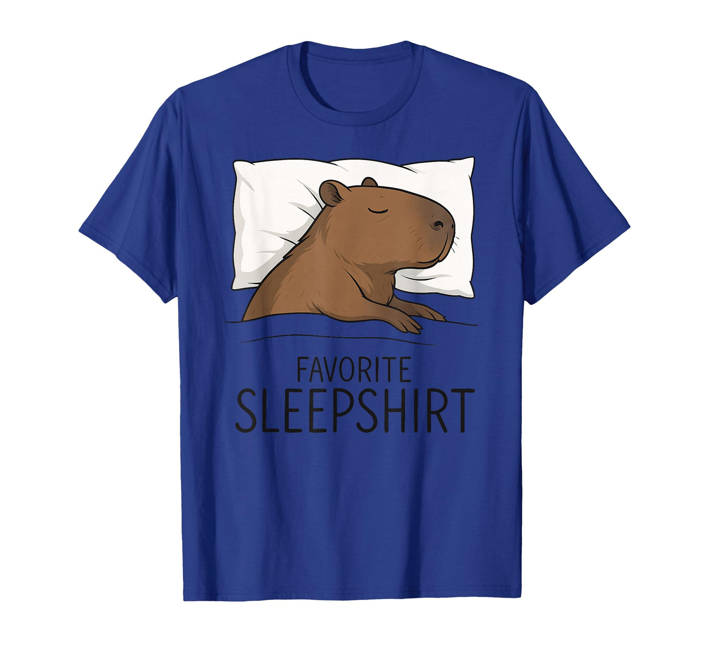 Capybara Favorite Sleepshirt Sleeping Pajamas Boys Girls Kid T-Shirt