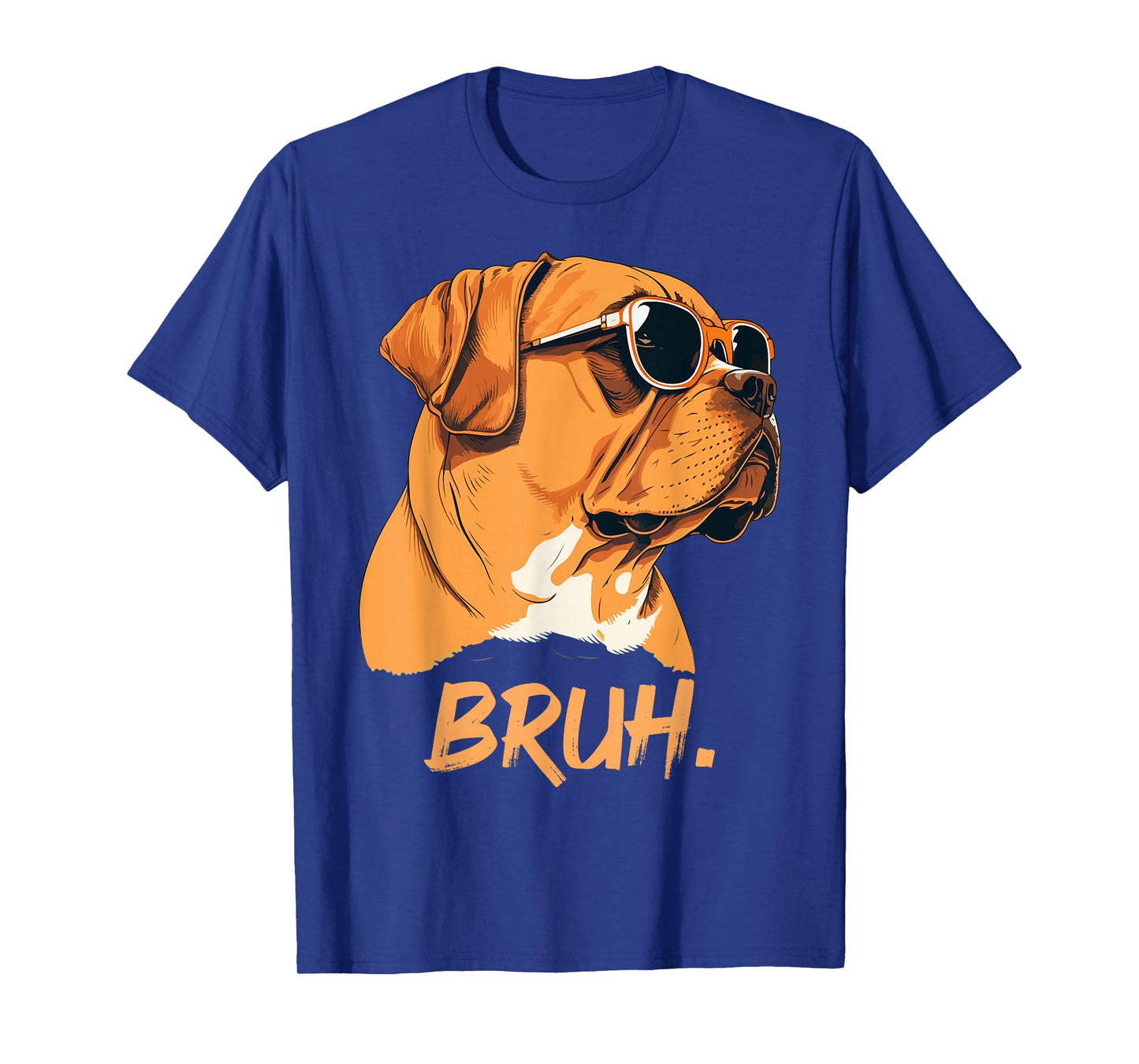 Bruh Funny Meme Saying Bruh with Dog face Teens Boy Girls T-Shirt