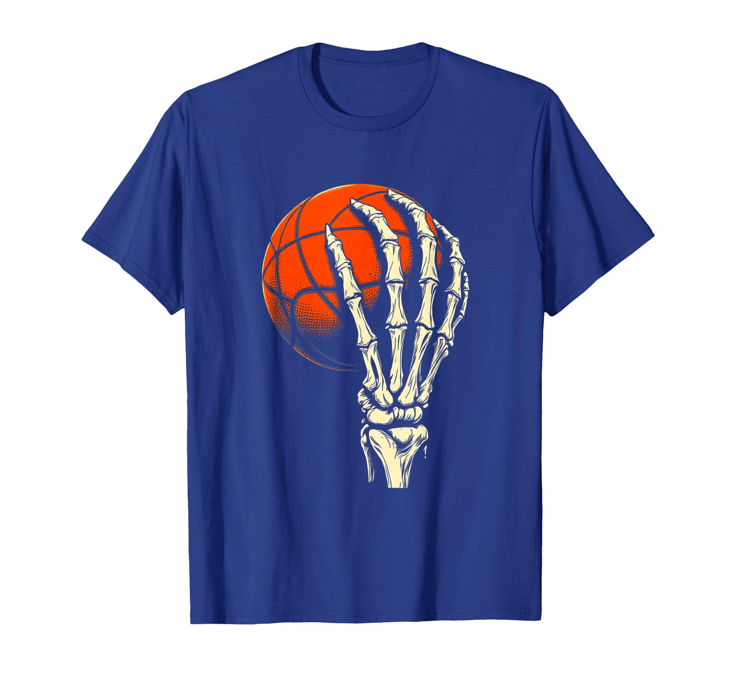 Halloween Basketball Skeleton Skull Player Men Boys Kids T-Shirt