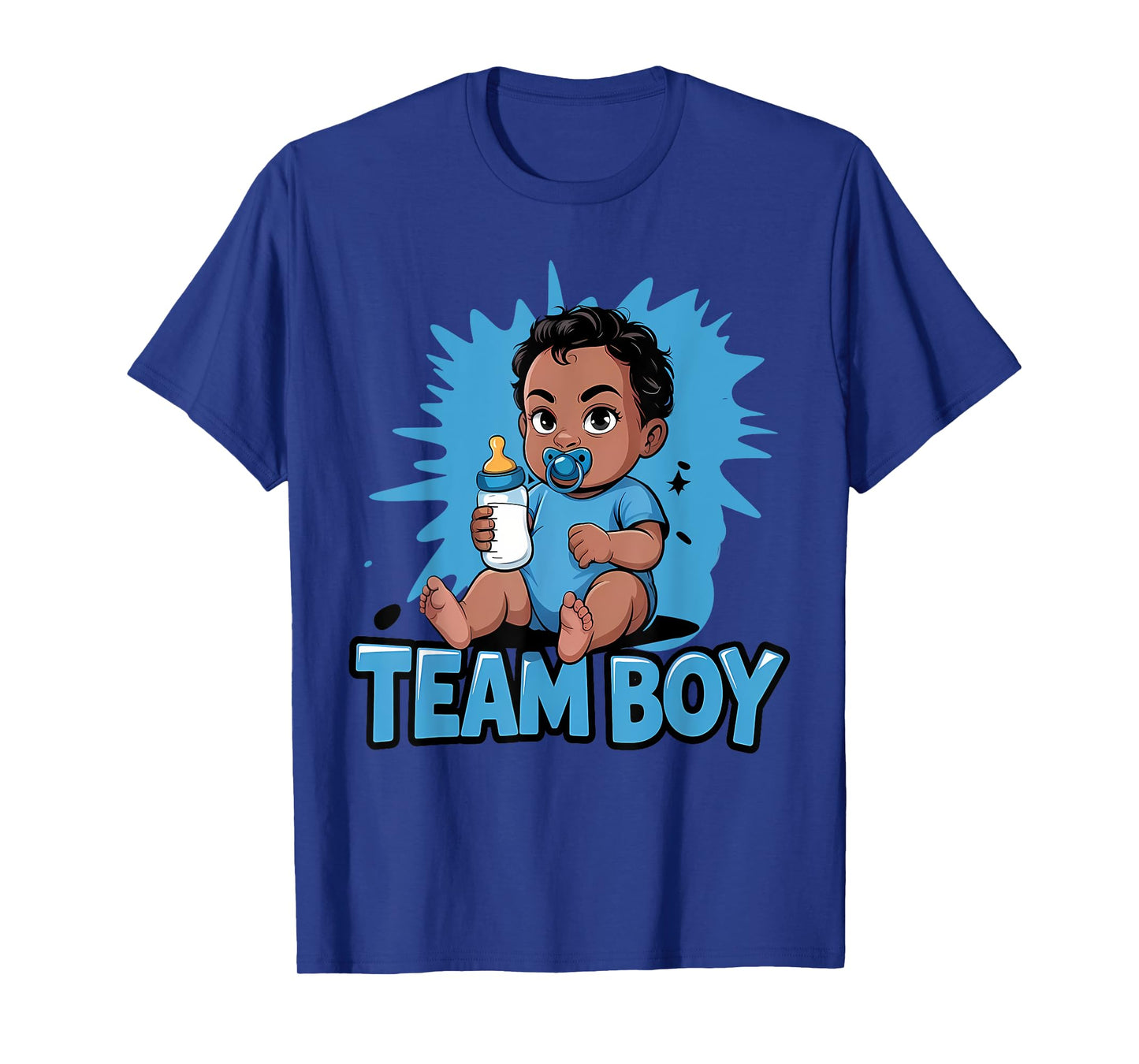 Team Boy Baby Gender Reveal Party Kid T-Shirt
