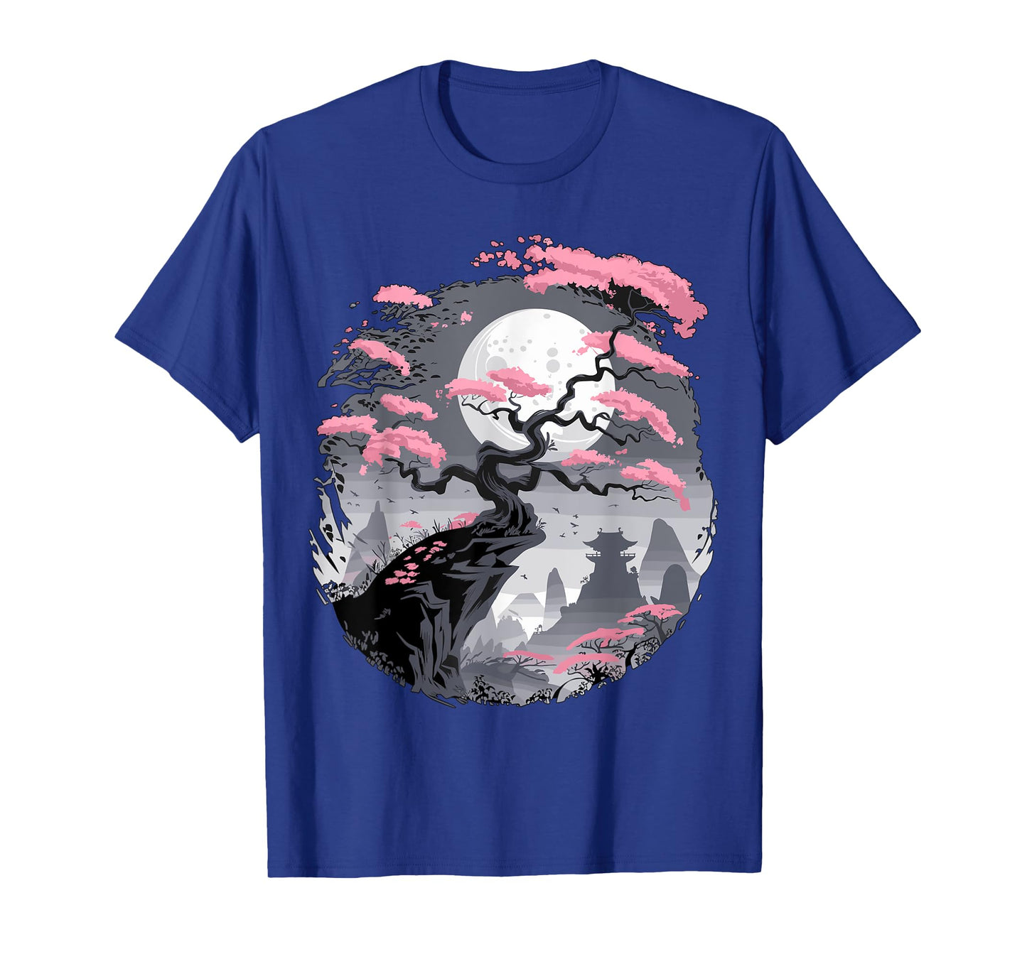 Japanese Sakura Garden Mount Fuji Cherry Blossom T-Shirt
