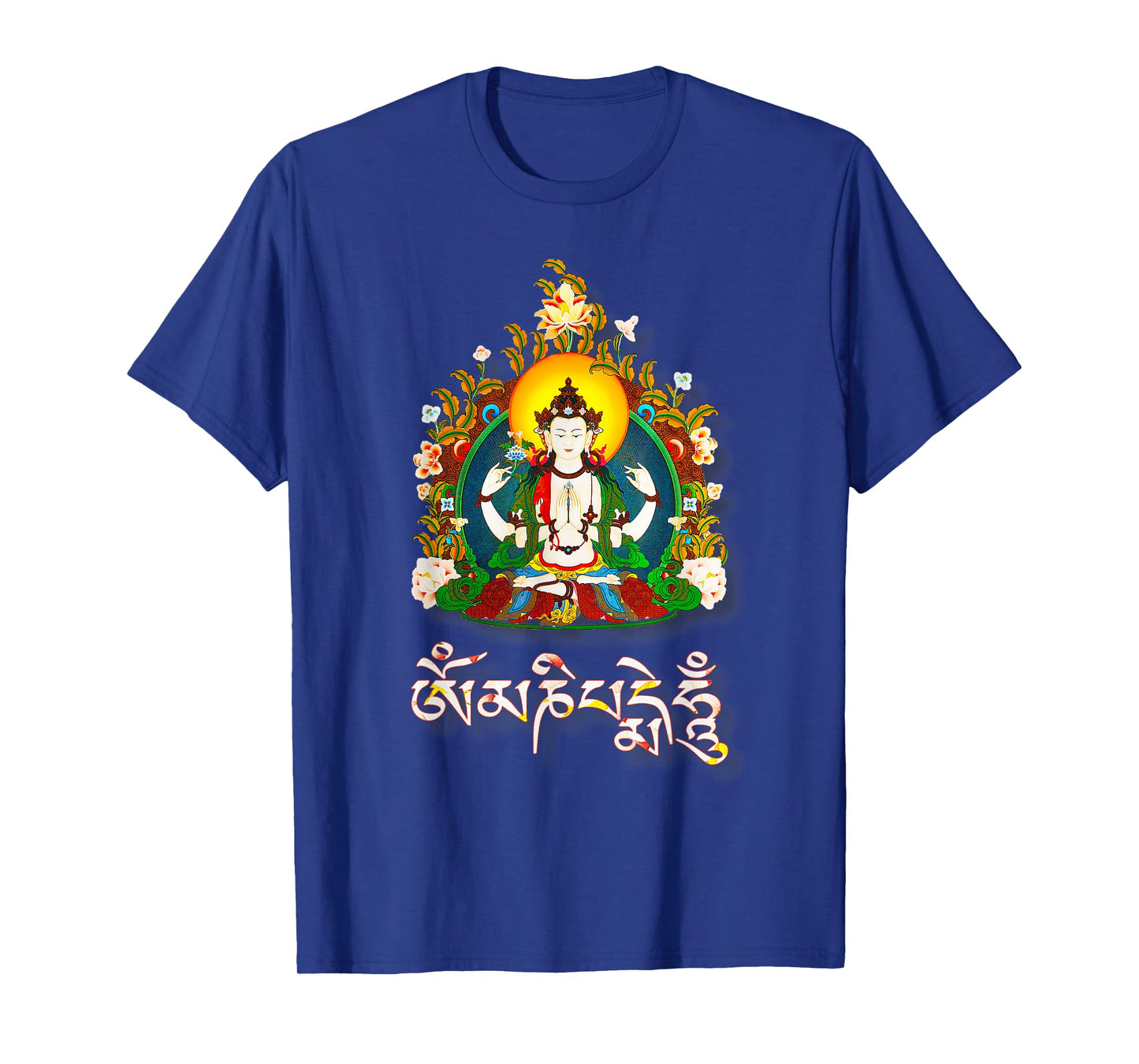Tibetan Buddha Om Mani Padme Hum Amitabha T-Shirt
