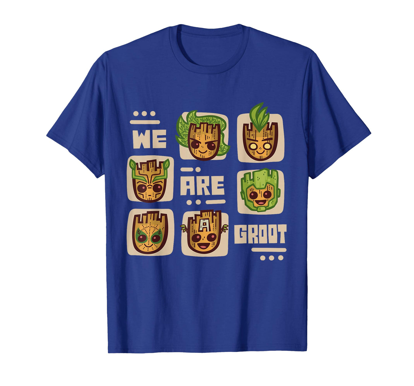 Marvel 85th Anniversary We Are Groot Super Hero Impressions T-Shirt