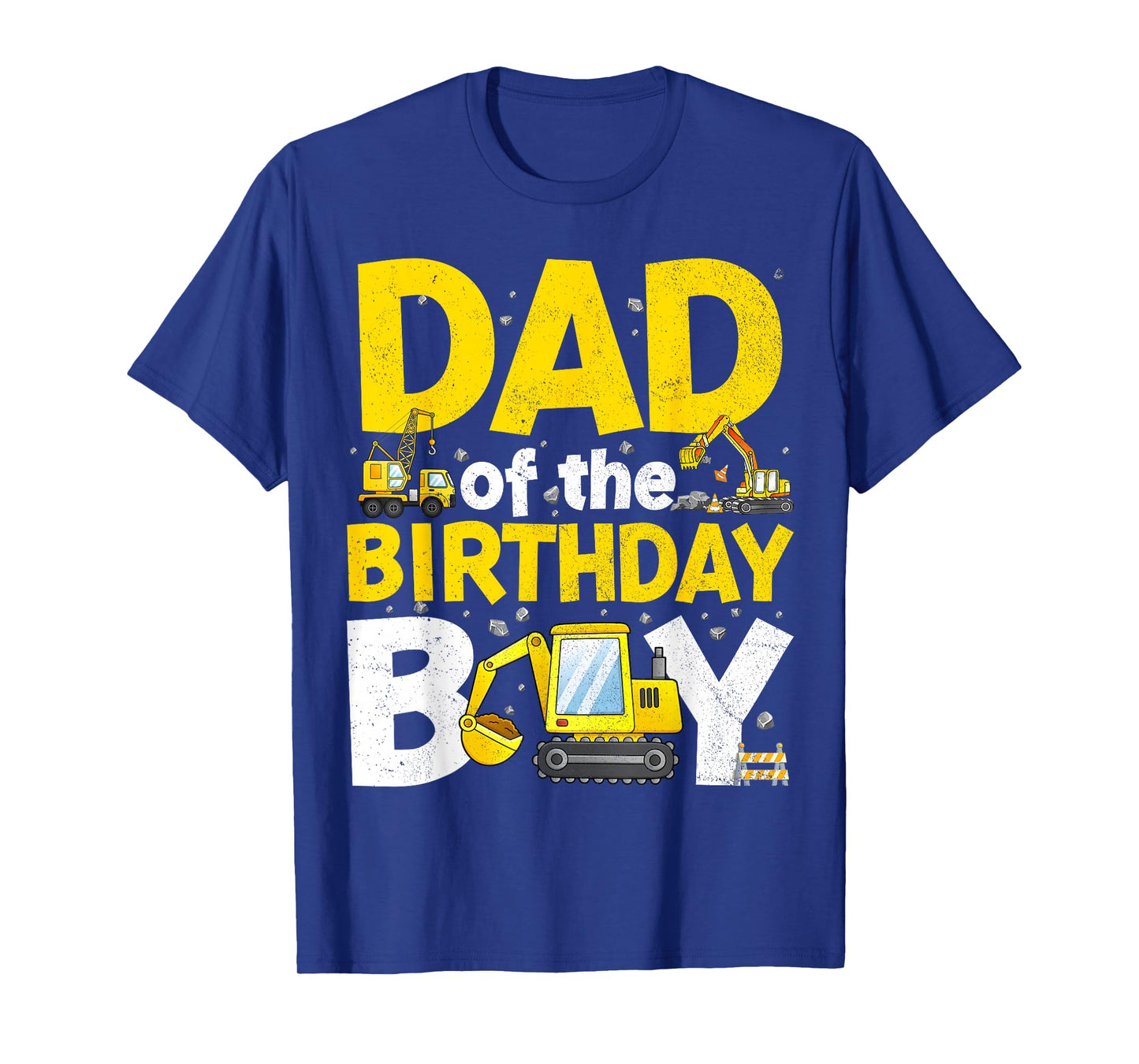 Dad Of The Birthday Boy Matching Construction Family Party T-Shirt