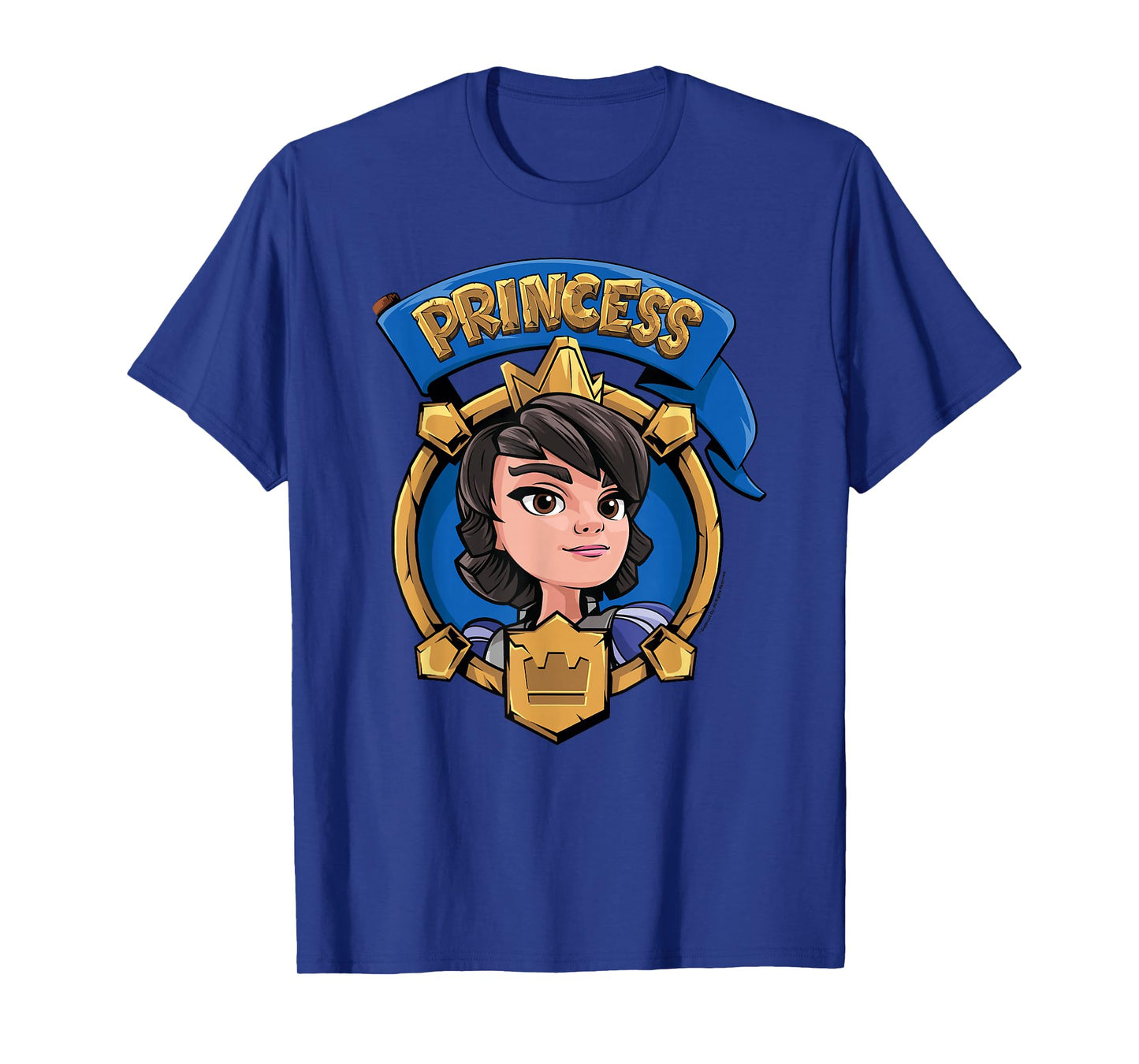 Clash Royale Princess Face Retro Portrait T-Shirt