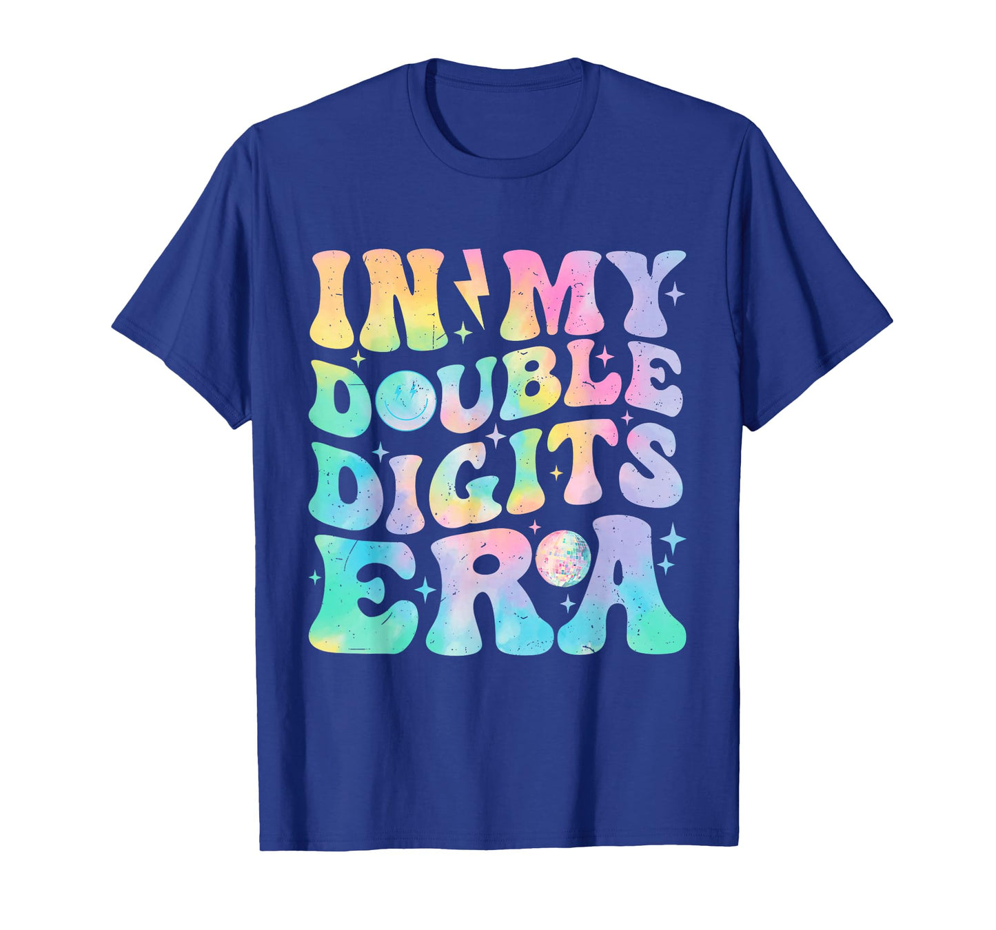 In My Double Digits Era Birthday Tie Dye For Women Girls T-Shirt