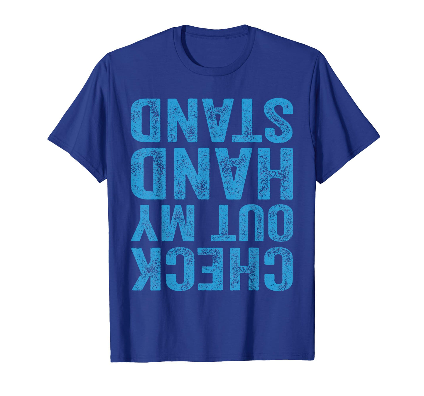 Check Out My Handstand Gymnast Yoga Funny Gymnastics T-Shirt