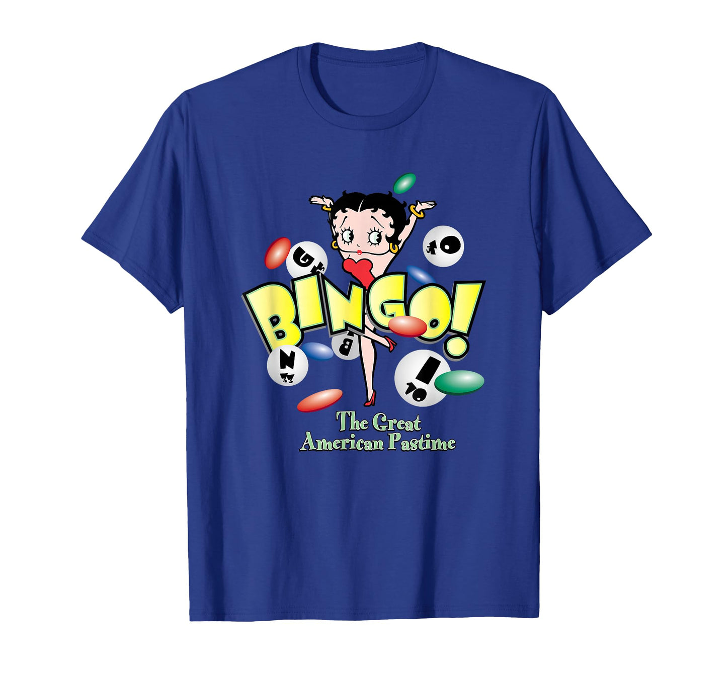 Betty Boop Bingo The Great American Pastime T-Shirt