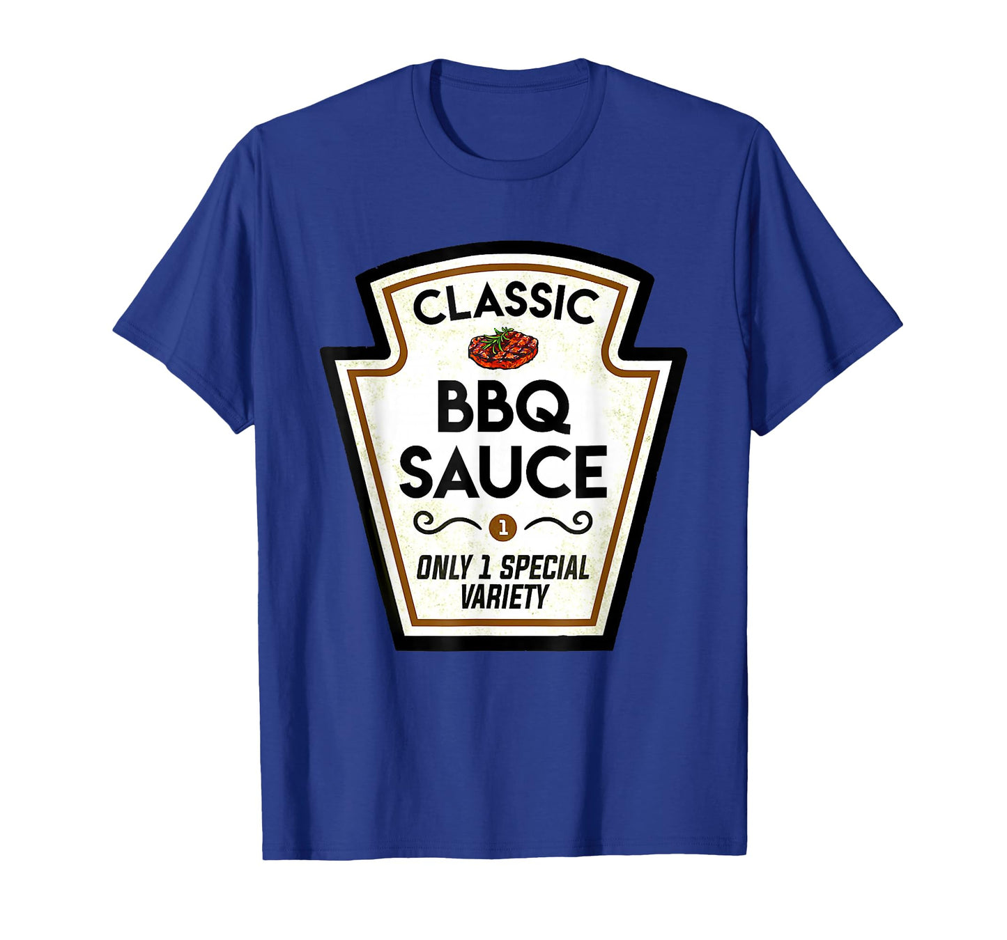 Barbecue BBQ Sauce Bottle Label Halloween Matching Costume T-Shirt
