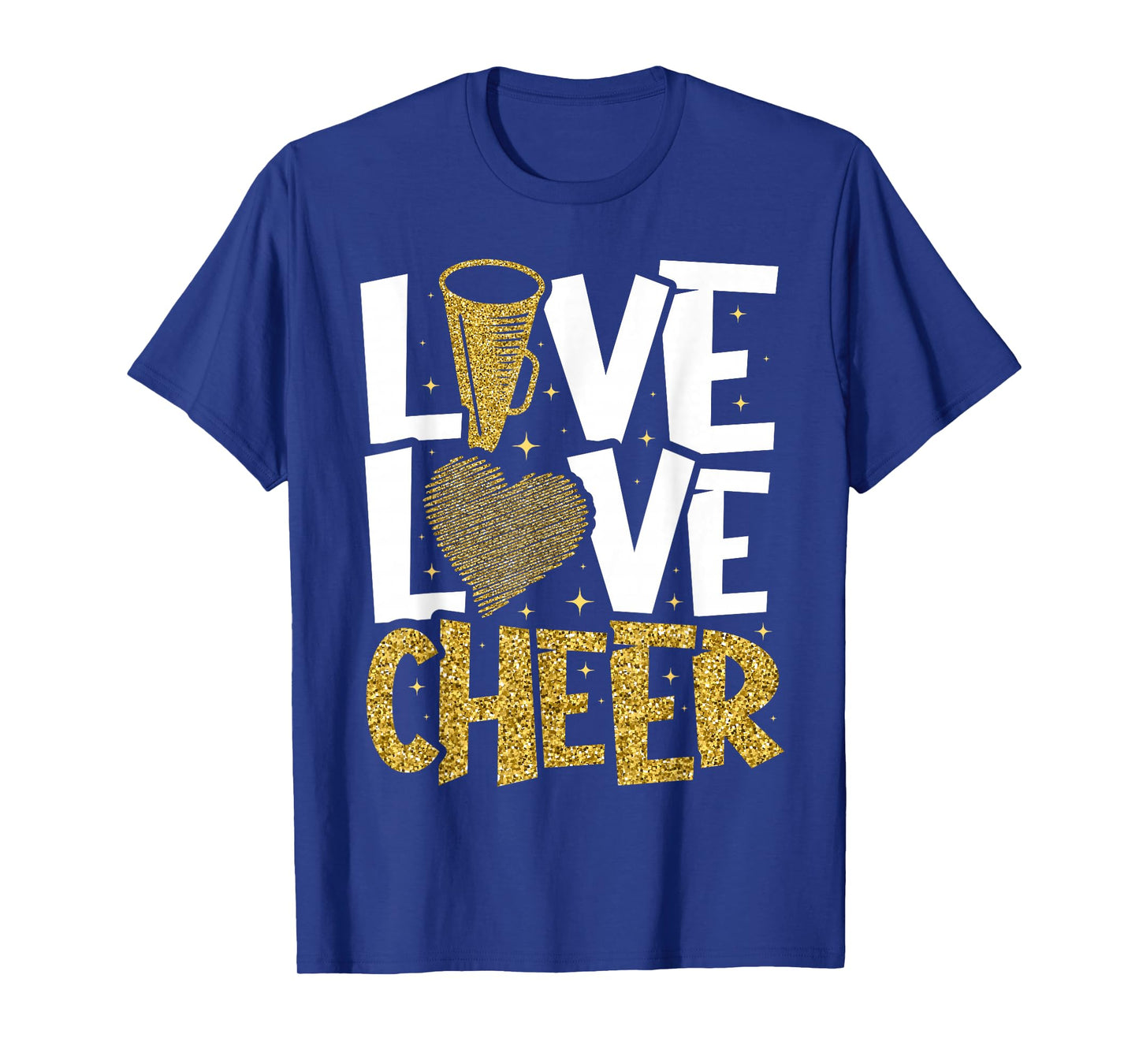 Live Love Cheer Girl Cheerleading Cheerleader Women Cheer T-Shirt