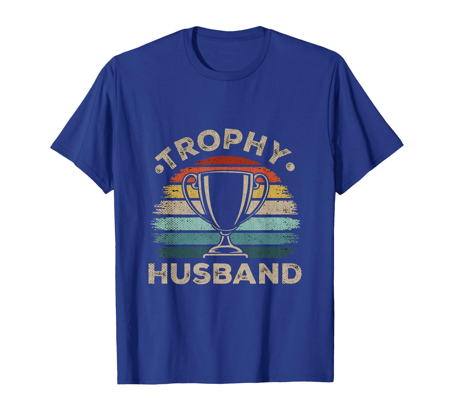 Trophy Husband Vintage Sarcastic Groom Retro Marriage T-Shirt