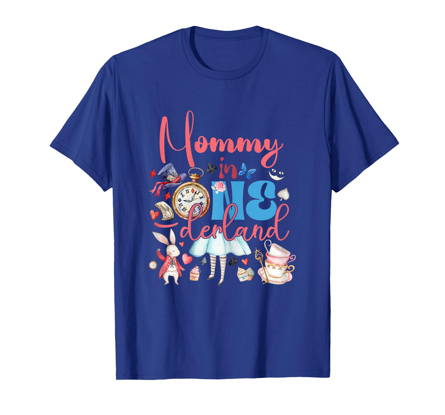Alice Mommy in ONEderland Birthday Family T-Shirt