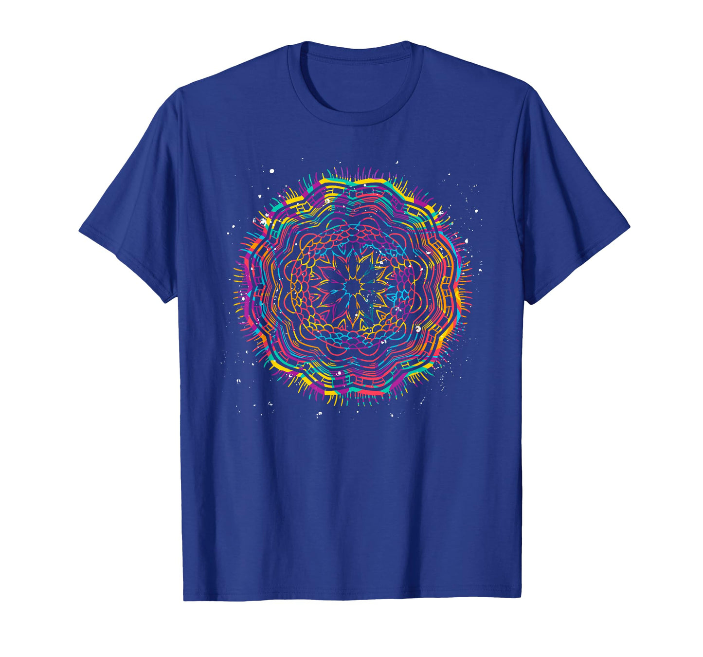 Bohemian Fractal Geometry Yogi Spiritual Mandala T-Shirt