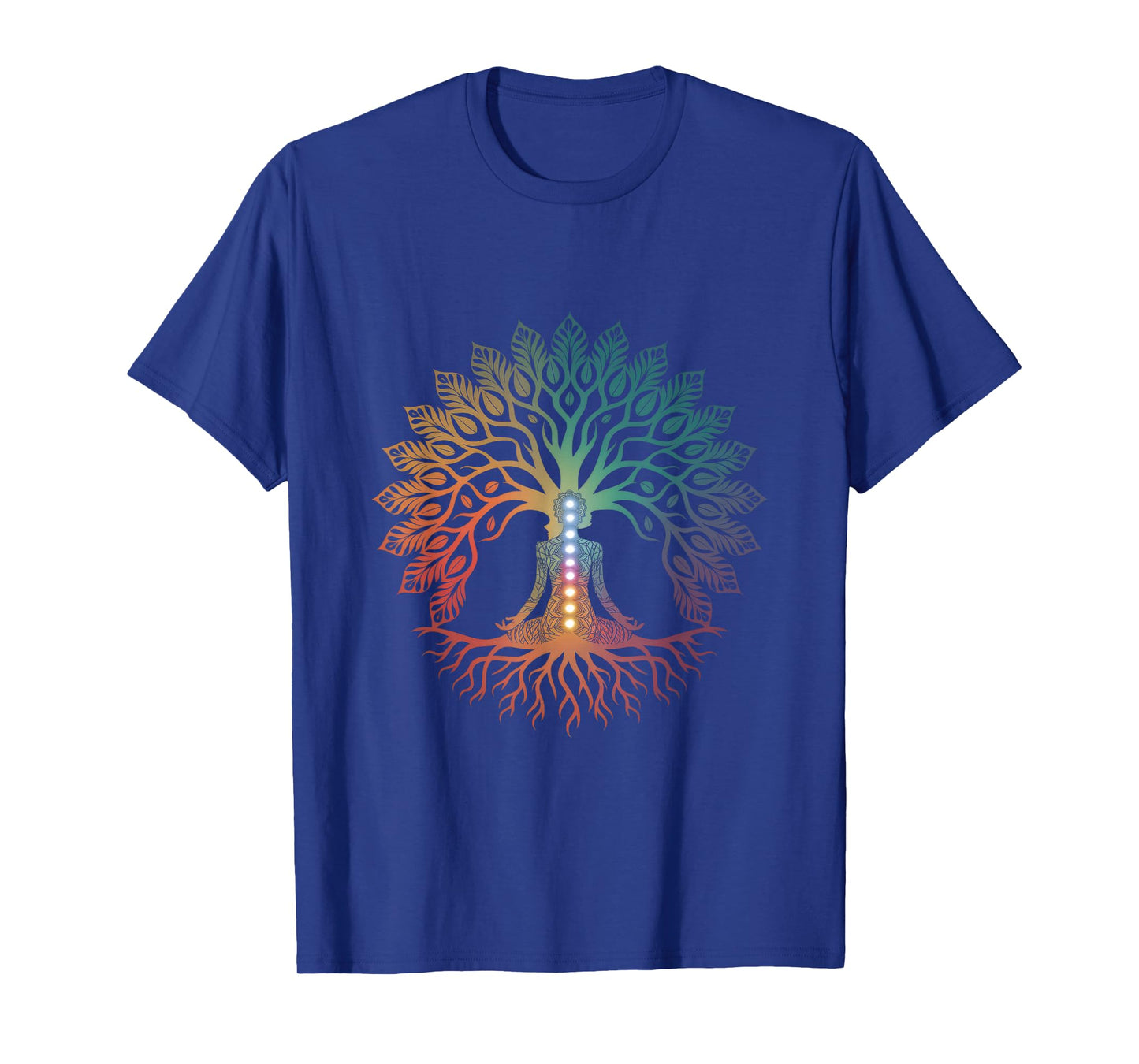 Tree Life Woman Yoga Chakra Spiritual T-Shirt