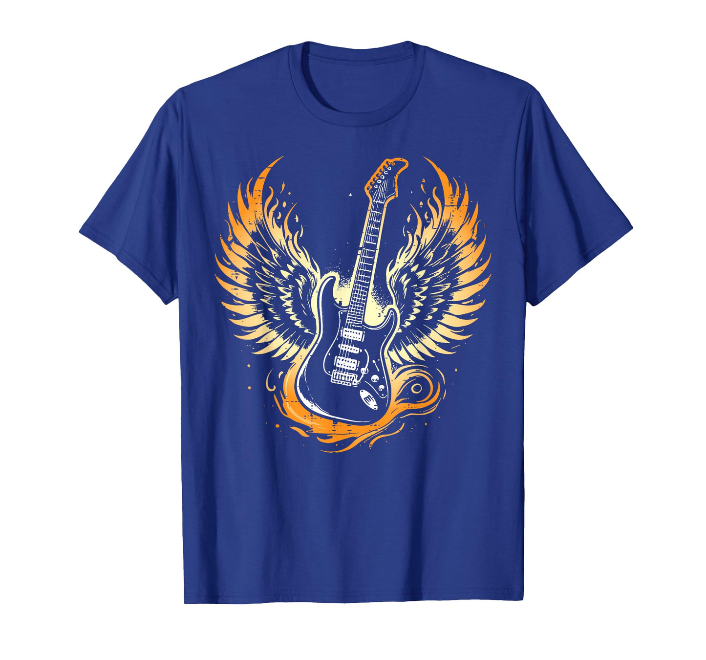 Electric Guitar Wings Cool Rock Punk Guitarist Men Women Kid T-Shirt
