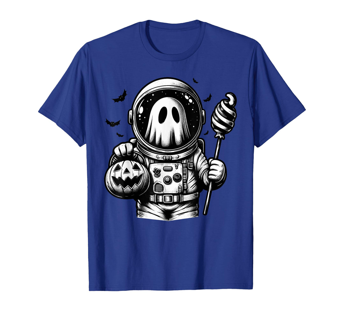 Halloween Astronaut Costume Ghost Animal Boo Spooky T-Shirt