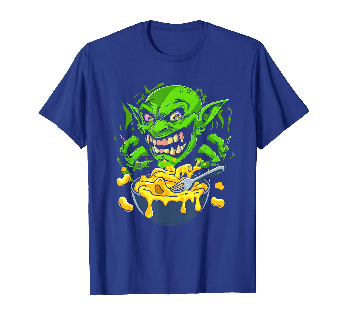Cheddar Mac And Cheese Troll Goblin T-Shirt