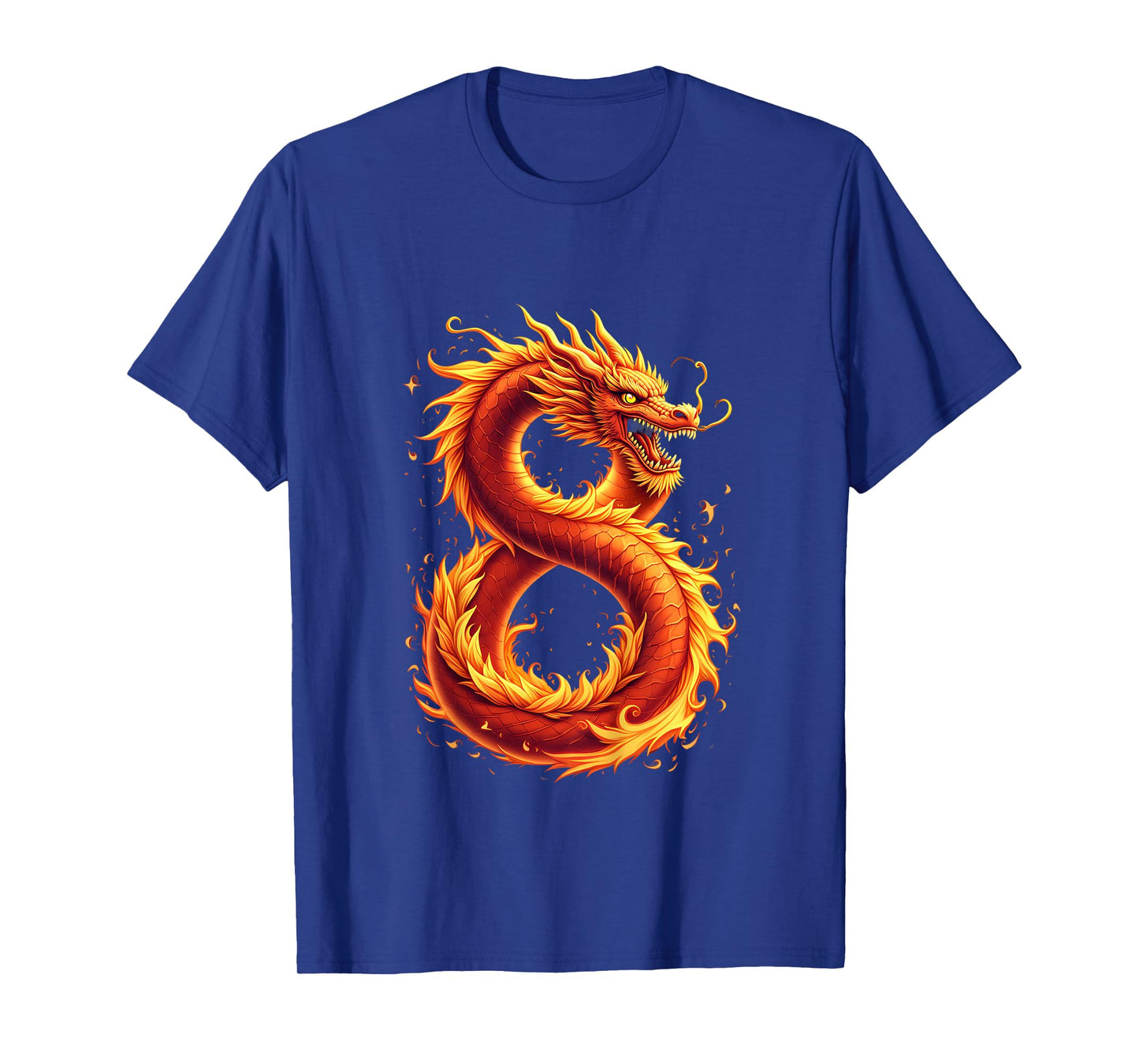 Kids Turning 8 Years Old Birthday, Boy Dragon 8th Bday Girl T-Shirt
