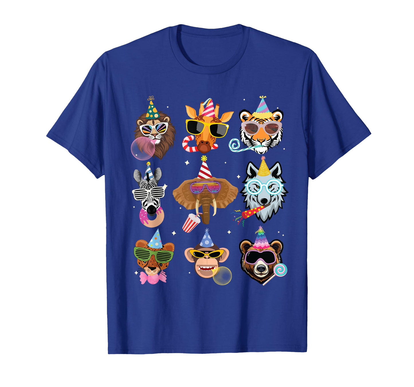 Men Women and Kids Zoo Day Wildlife Animals Birthday Parties T-Shirt