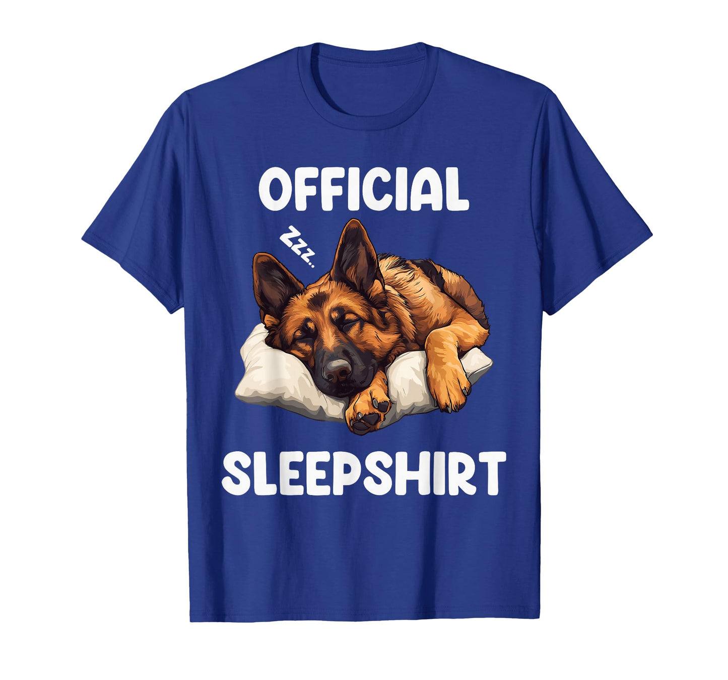 Official German Shepherd Sleepshirt Dog Lover pajamas T-Shirt