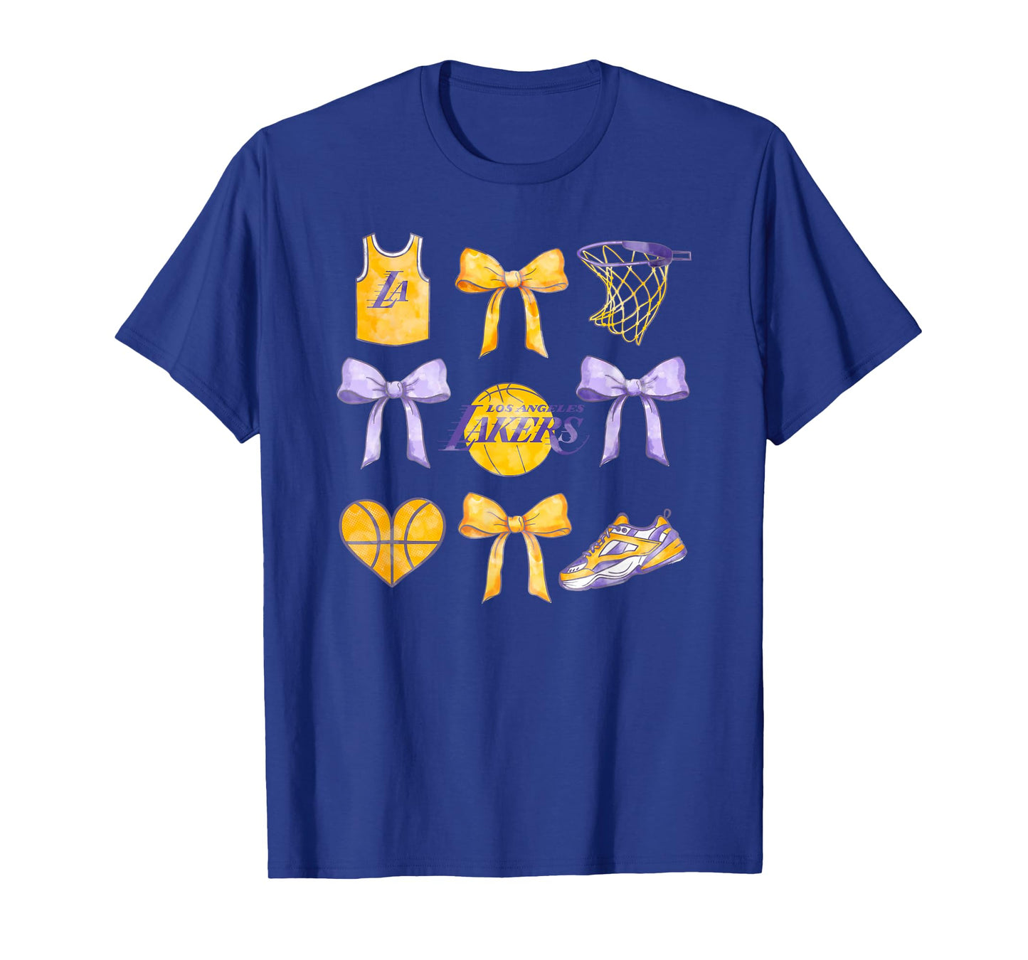 NBA Los Angeles Lakers Bow Grid T-Shirt