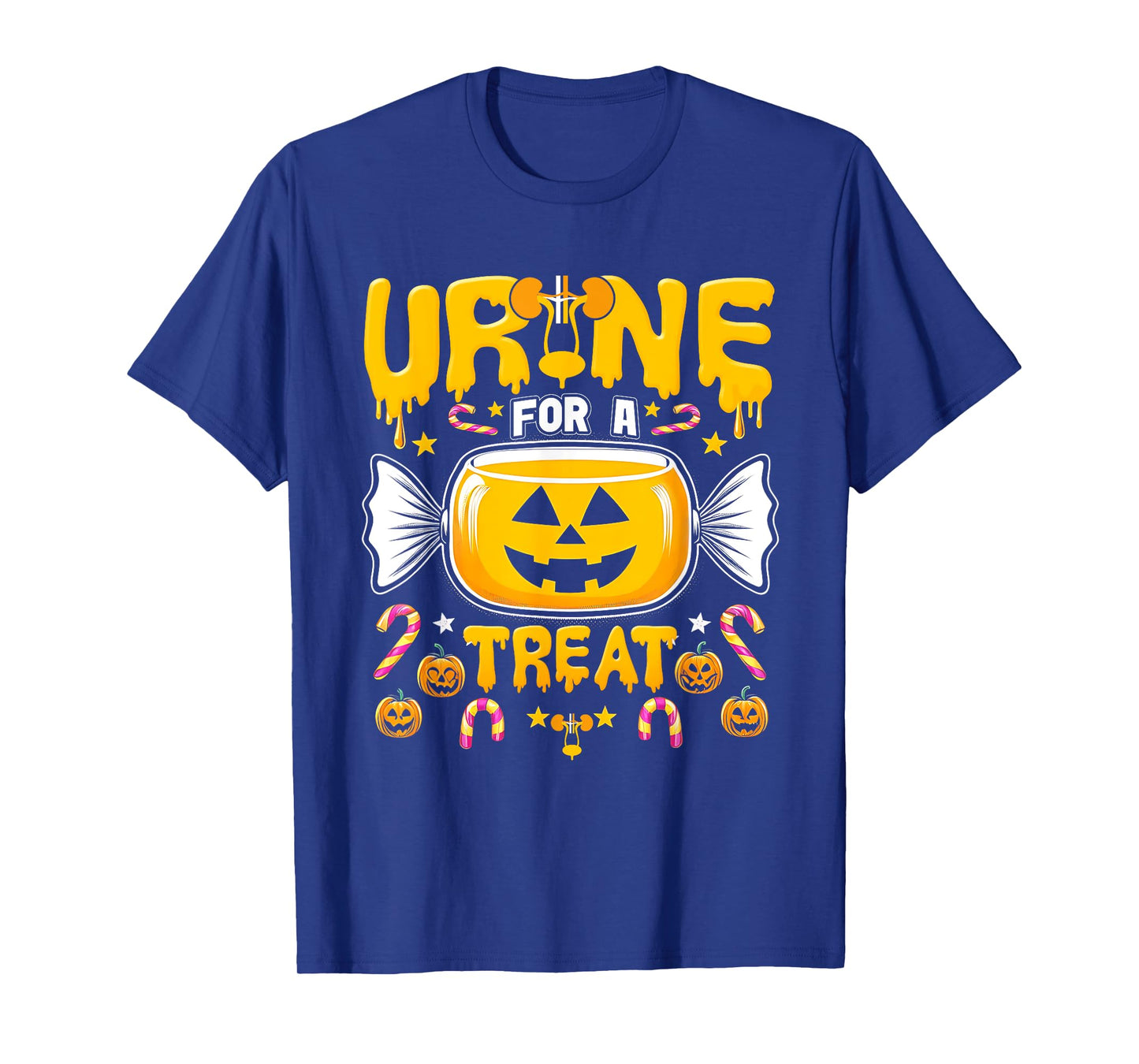Urine For A Treat Candy Funny Halloween Urologist Joke T-Shirt