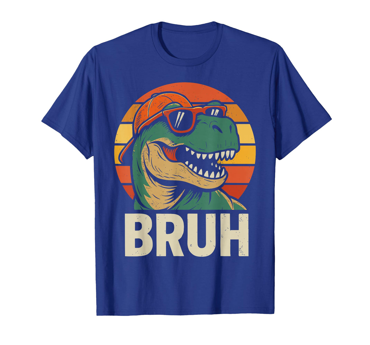 Funny Dinosaur Bruh Meme Vintage T-Rex T-Shirt