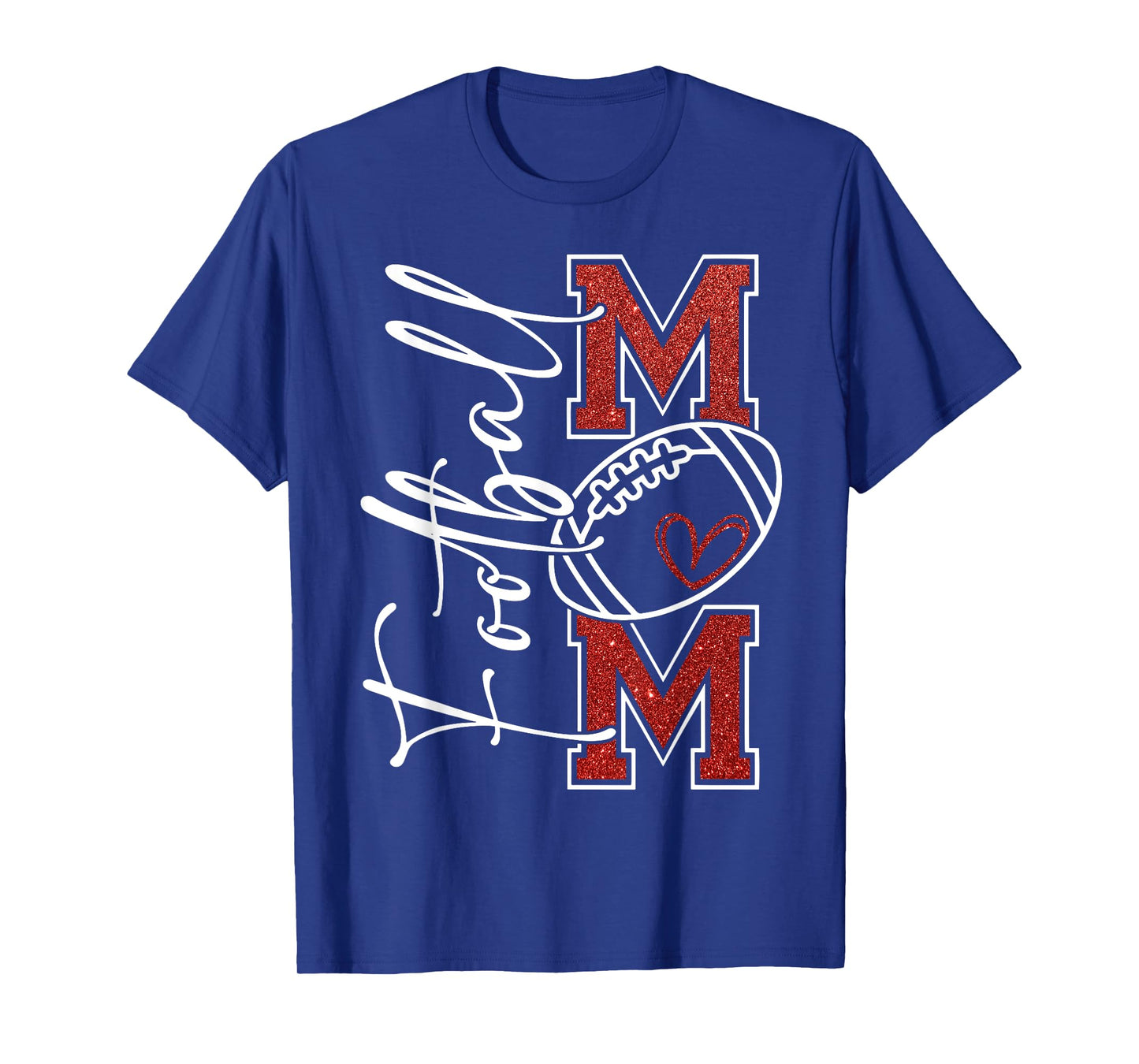 Football Mama Go Cheer Football Mom Game Day Mother's Day T-Shirt