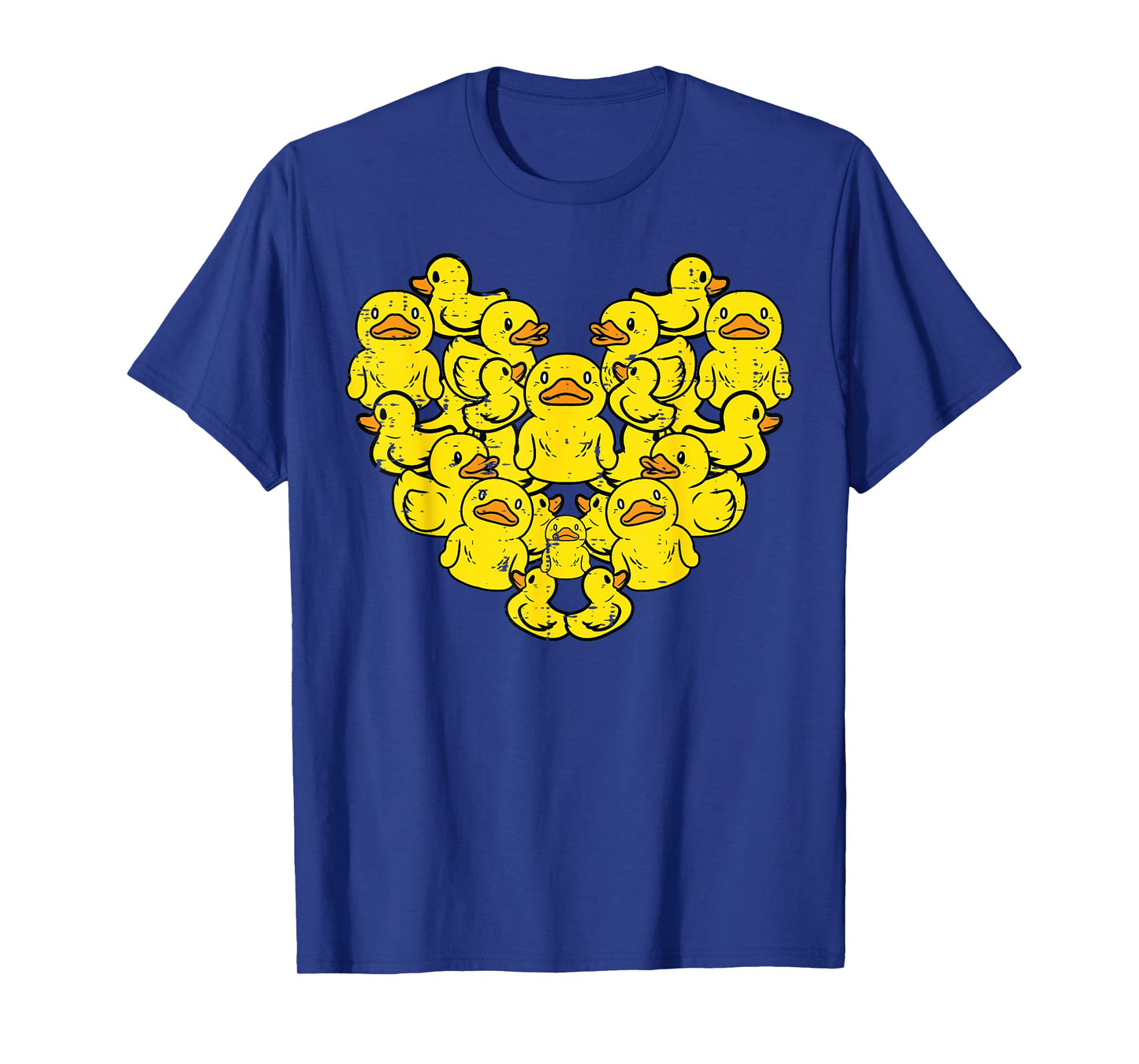 Ducks Heart Shape Cute Farm Animal Women Girls Boys Kids T-Shirt
