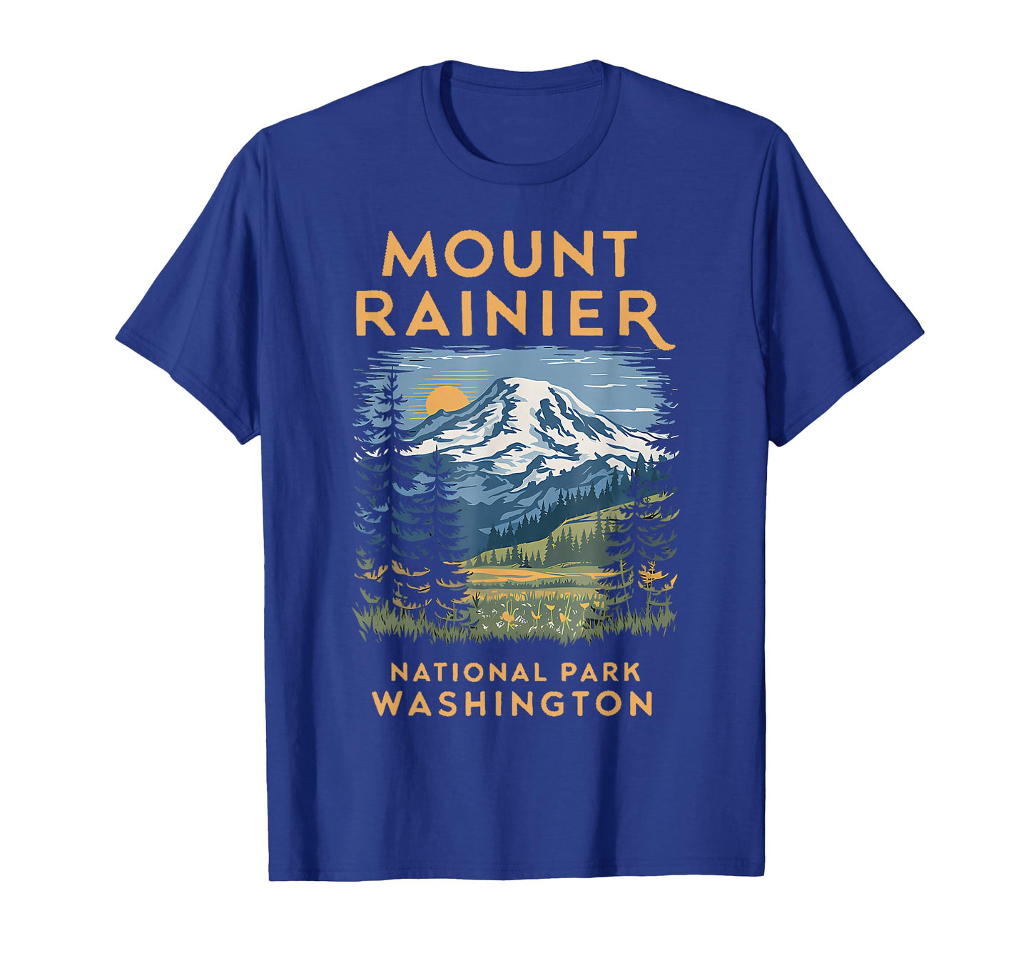 Stunning Mount Rainier National Park Scenic Washington T-Shirt